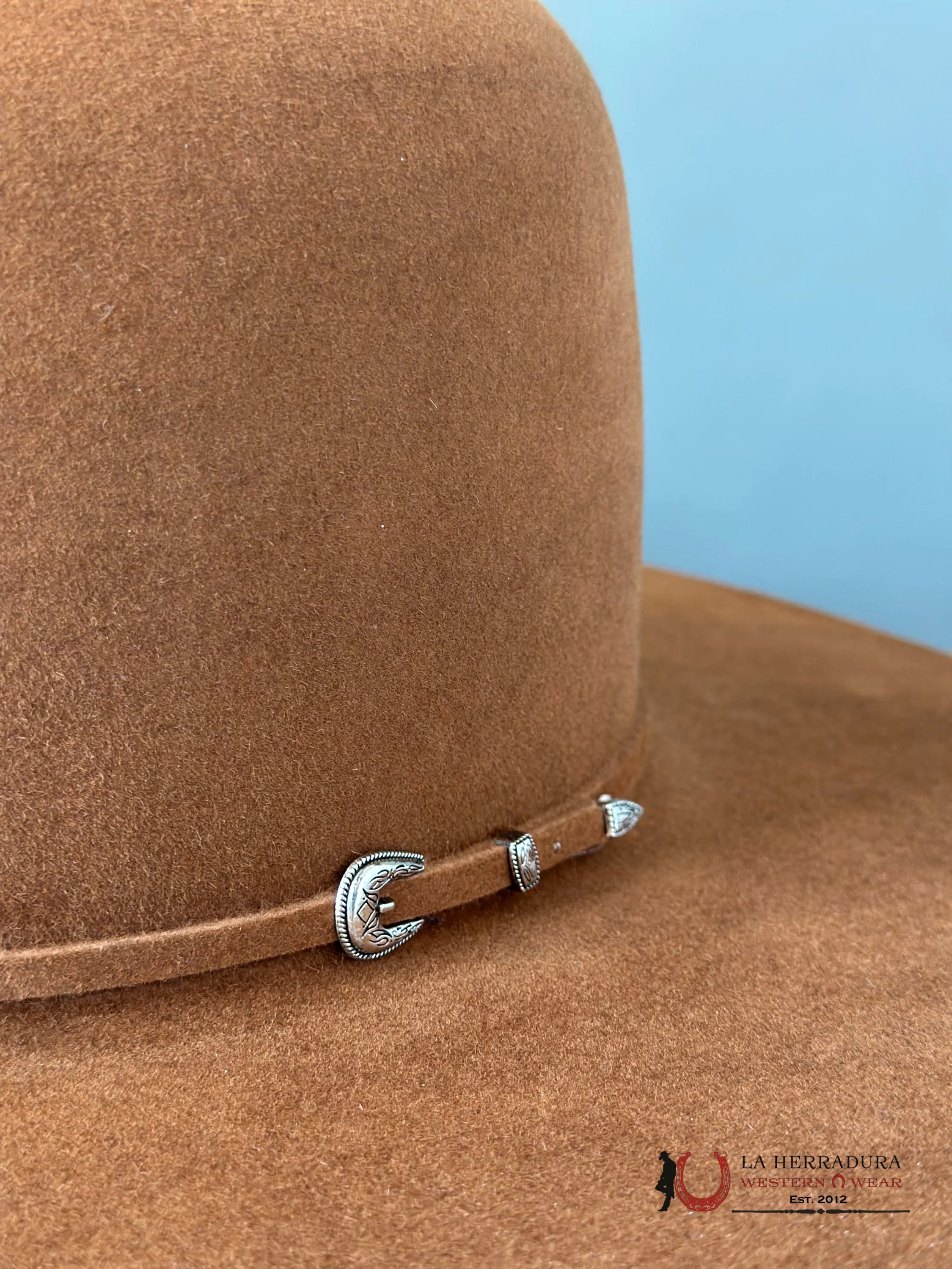 Rodeo King 7X Walnut Open Crown Tejana