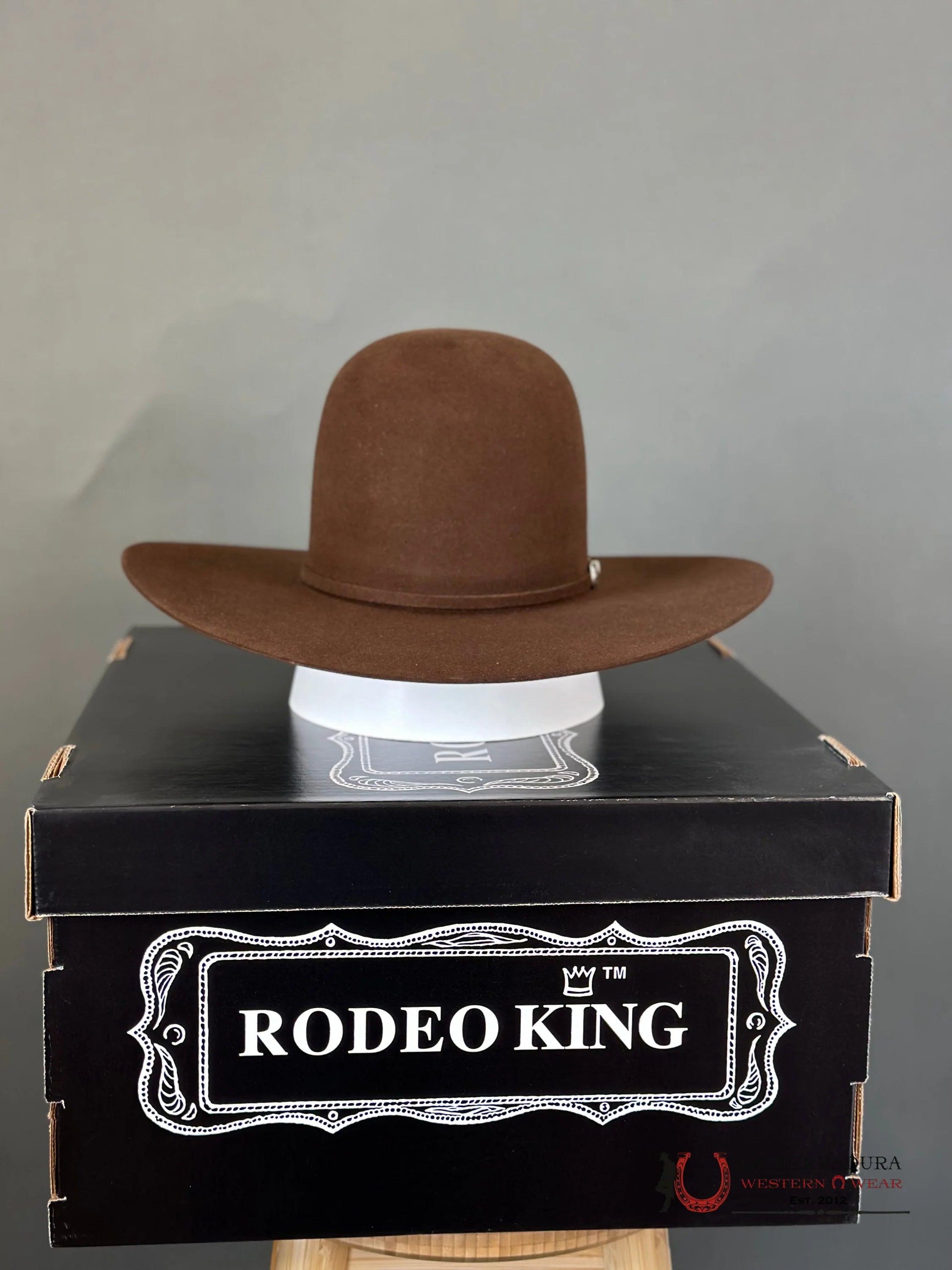 Rodeo King 7X Whiskey Open Crown Tejana
