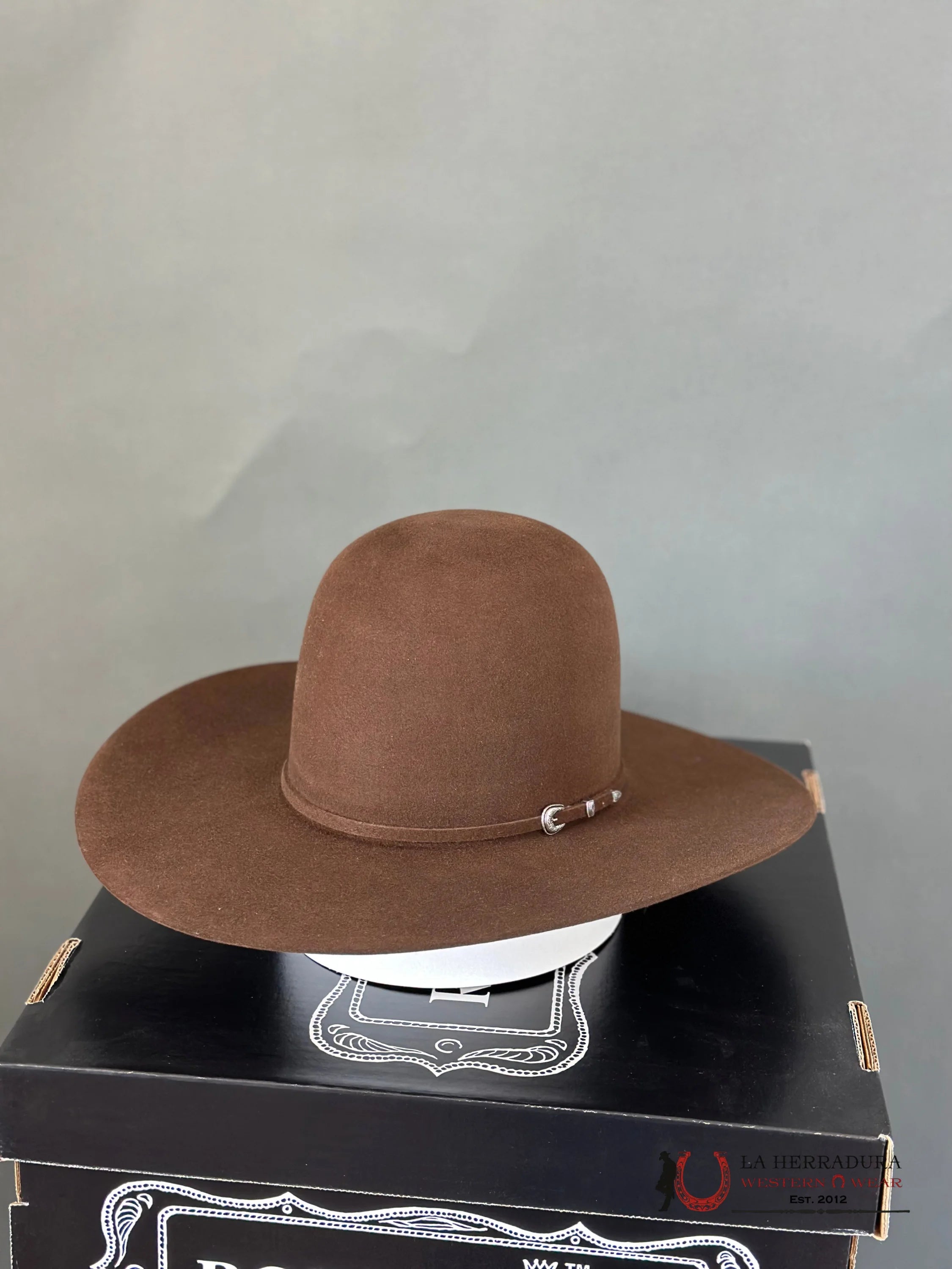 Rodeo King 7X Whiskey Open Crown Tejana