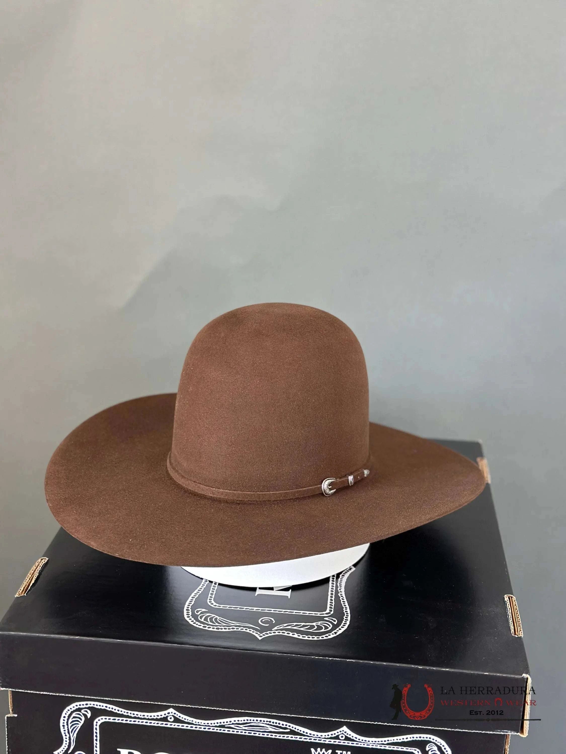 Rodeo King 7X Whiskey Open Crown Tejana