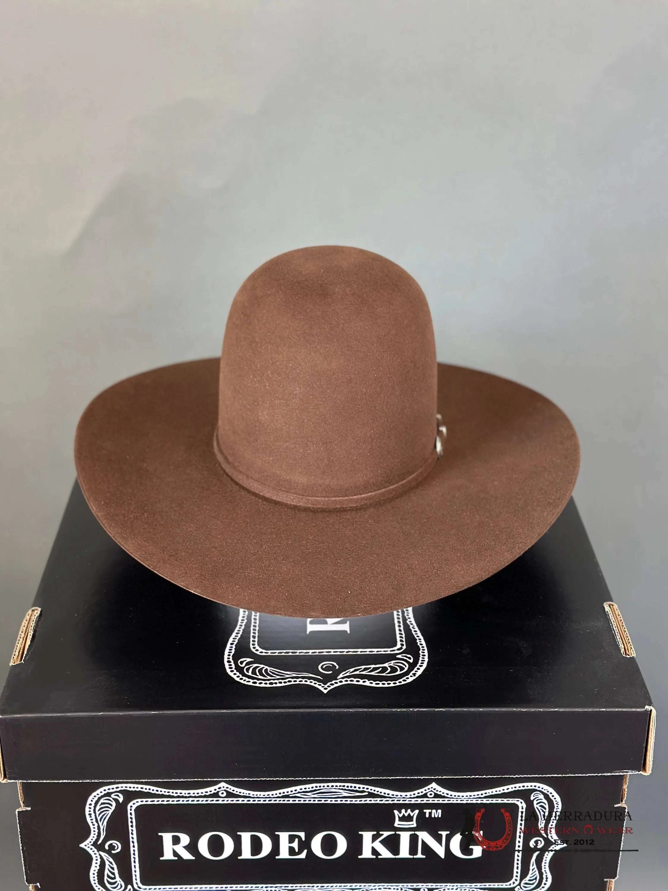 Rodeo King 7X Whiskey Open Crown Tejana