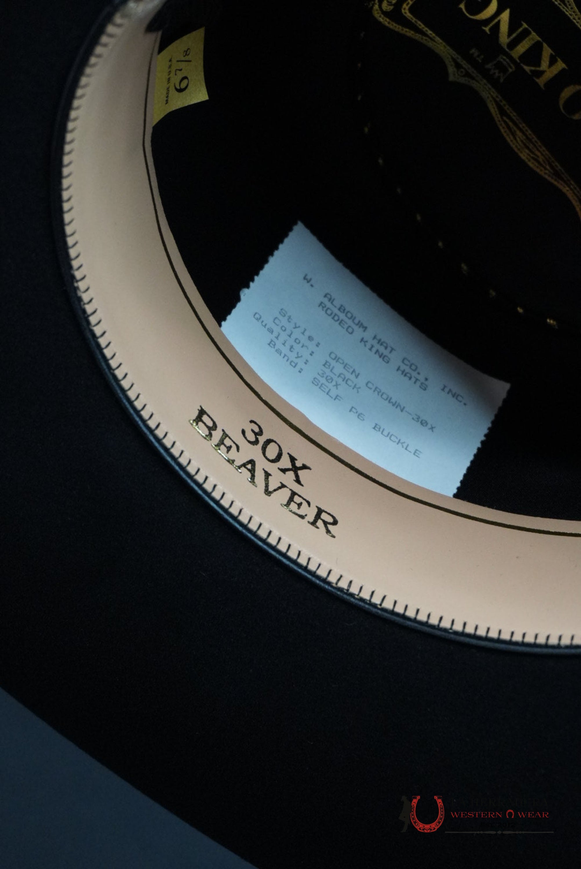 RODEO KING BLACK 30X OPEN CROWN TEJANA