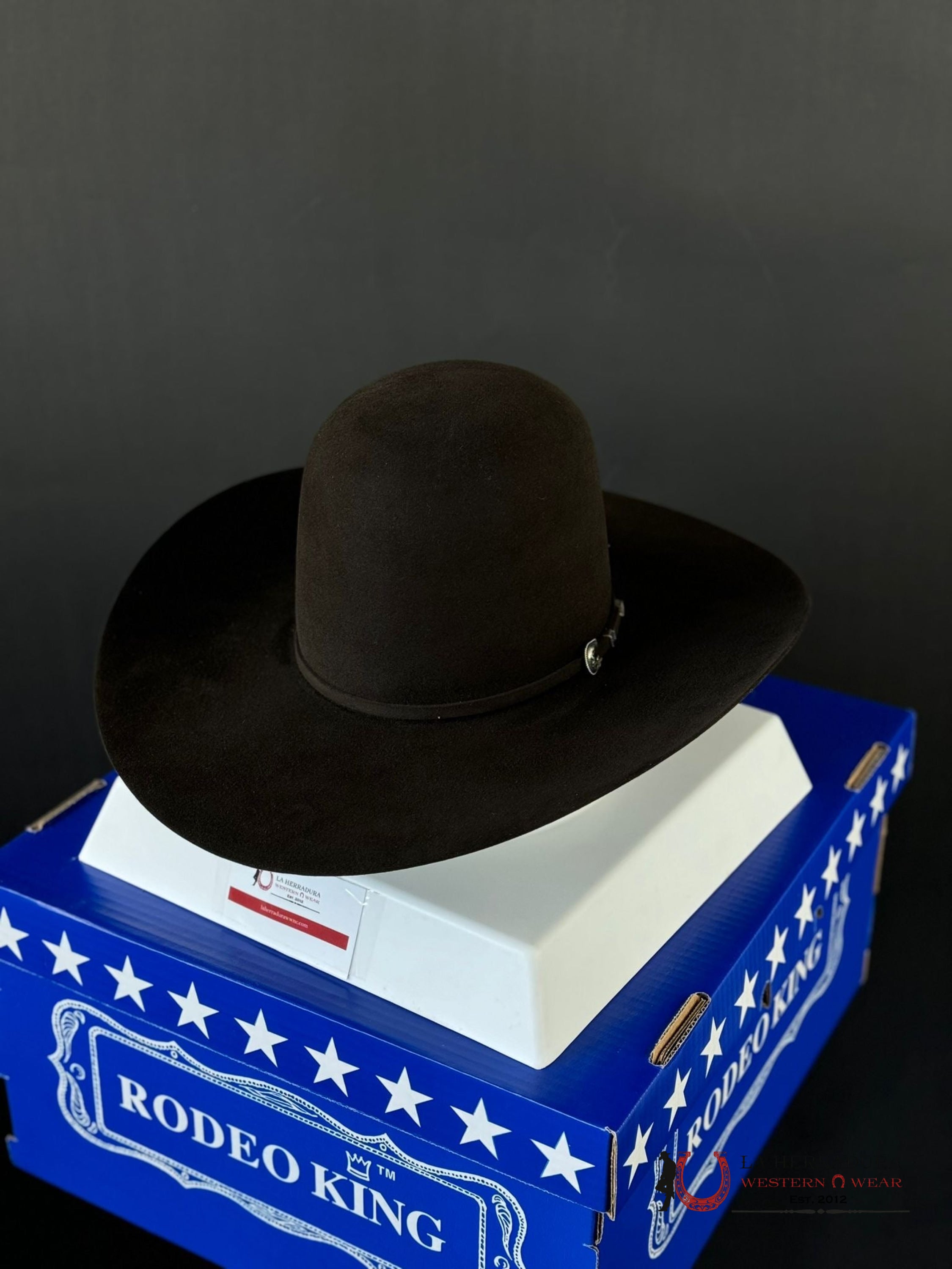 Rodeo King Chocolate 30X Open Crown Tejana