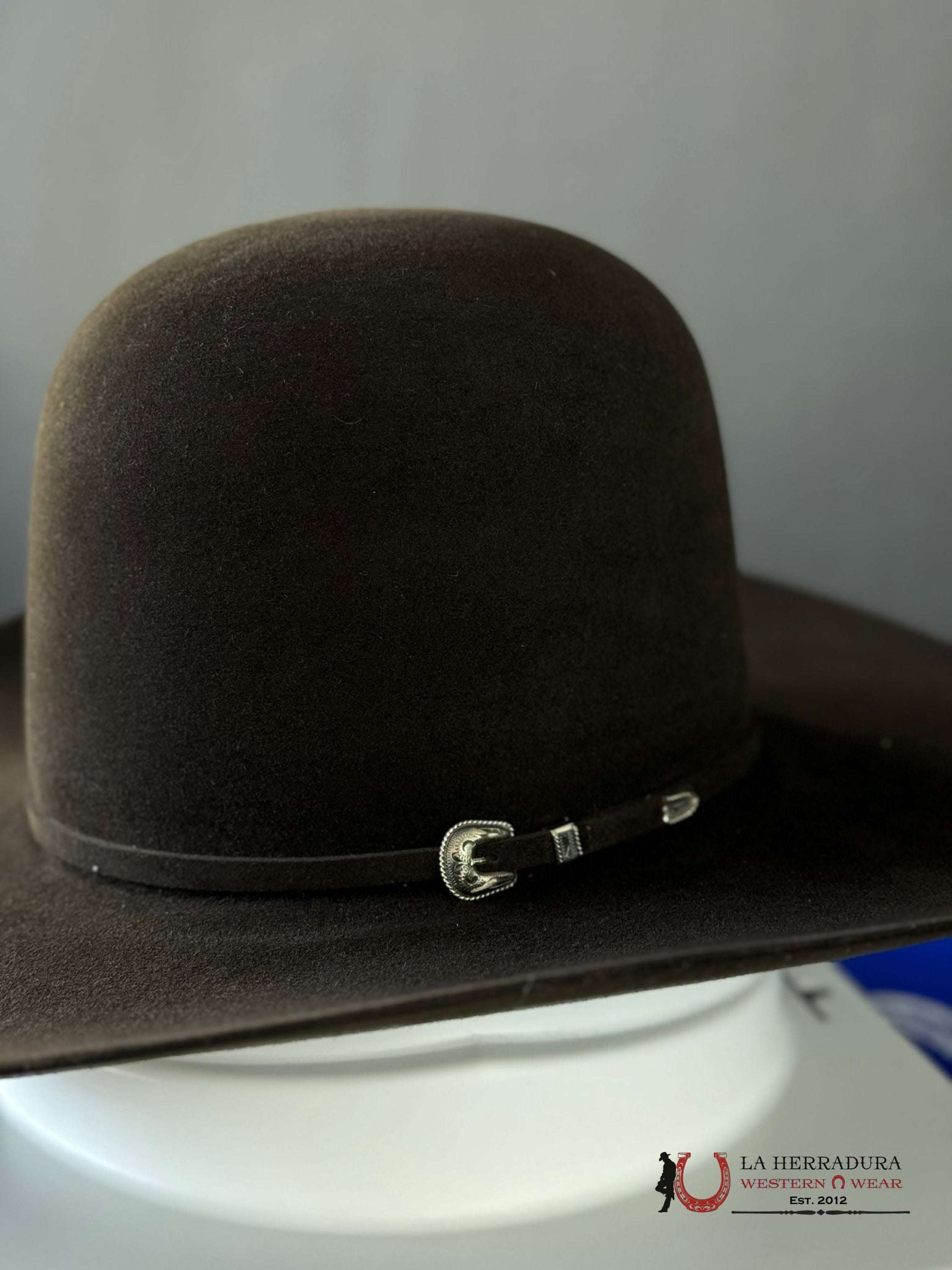 Rodeo King Chocolate 30X Open Crown Tejana