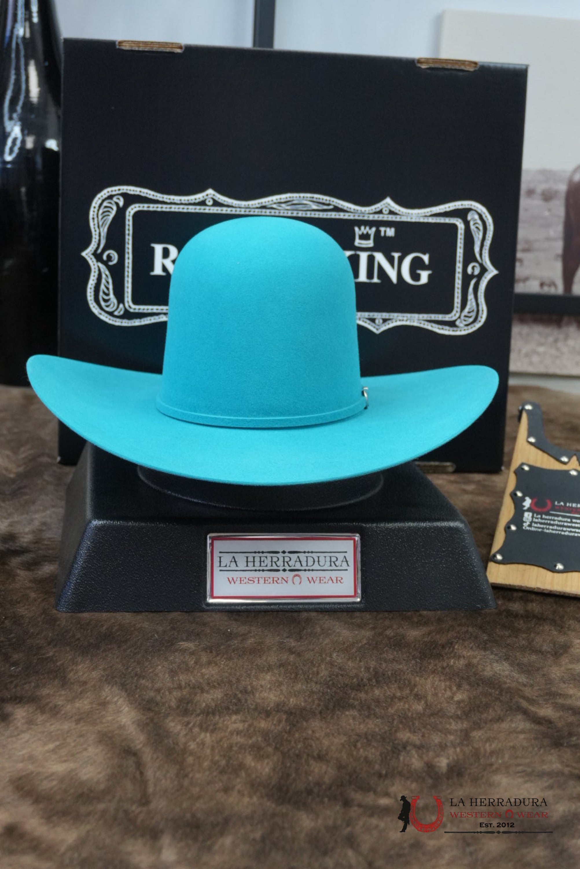 Rodeo King Open Crown Turquoise 7x TEJANA