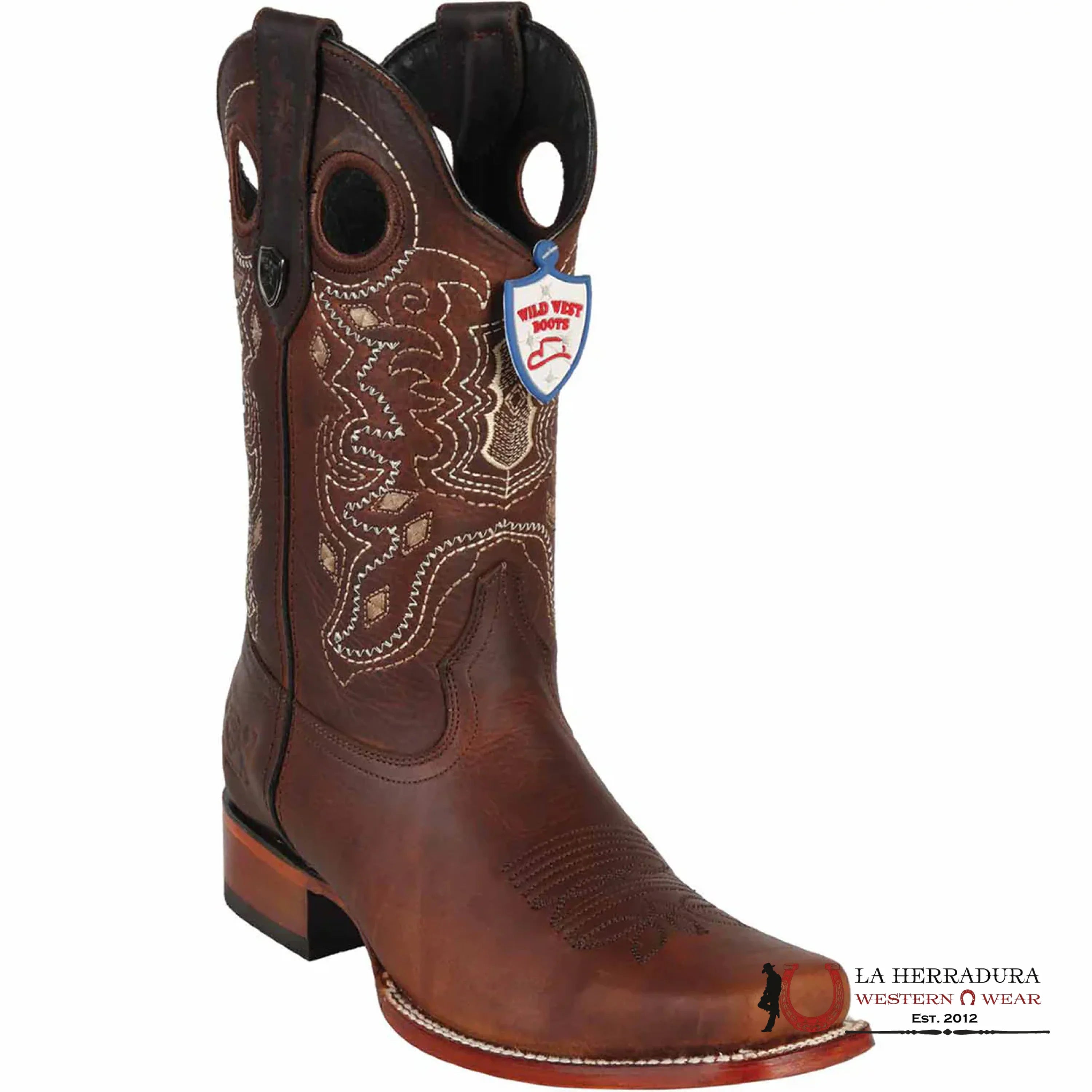 RODEO SQUARE TOE RAGE WALNUT SOLE- 28189940 BOTAS HOMBRES