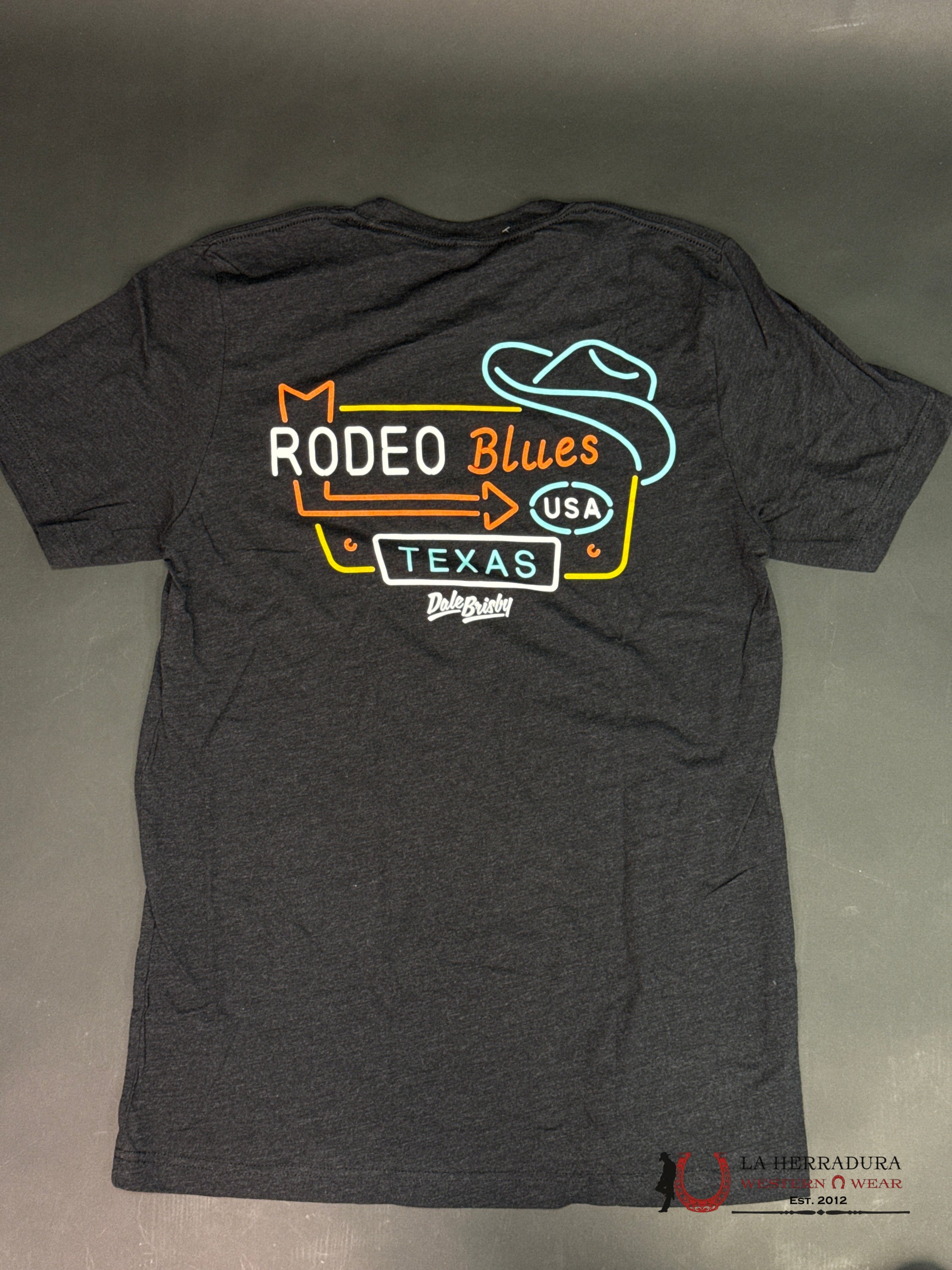 RODEO TIME BLUES NEON TSHIRT ROPA HOMBRES