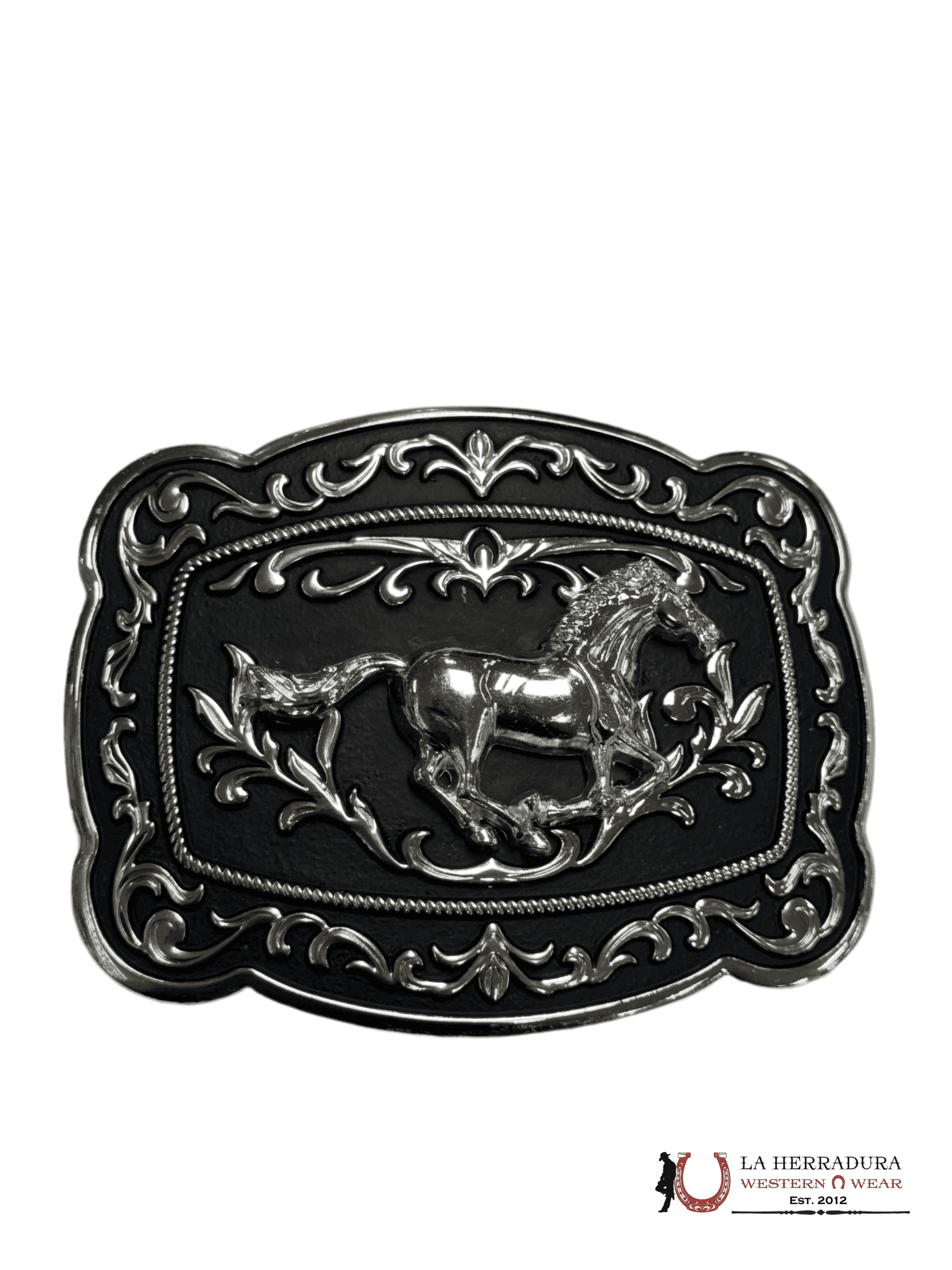 ROUND HORSE BLACK INSIDE RAMAS ACCESORIOS