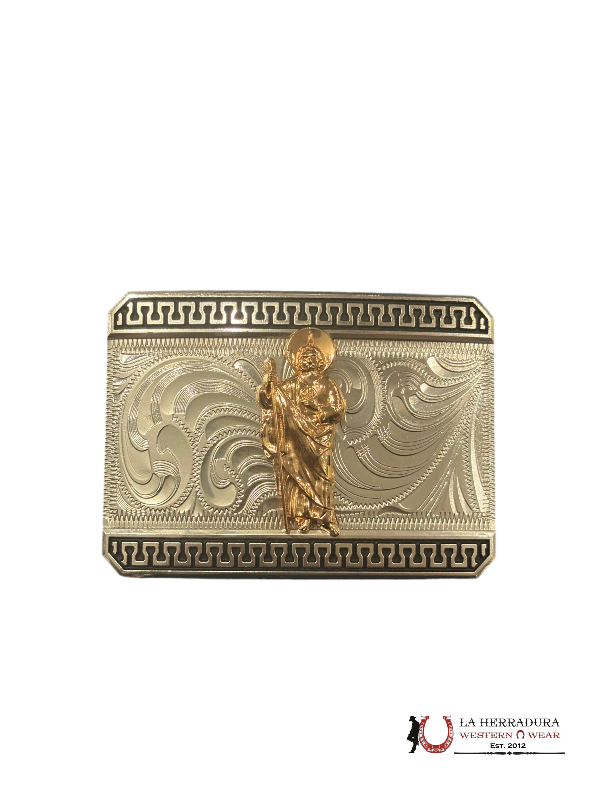 SAN JUDAS AILBER BLACK HEBILLA ACCESORIOS