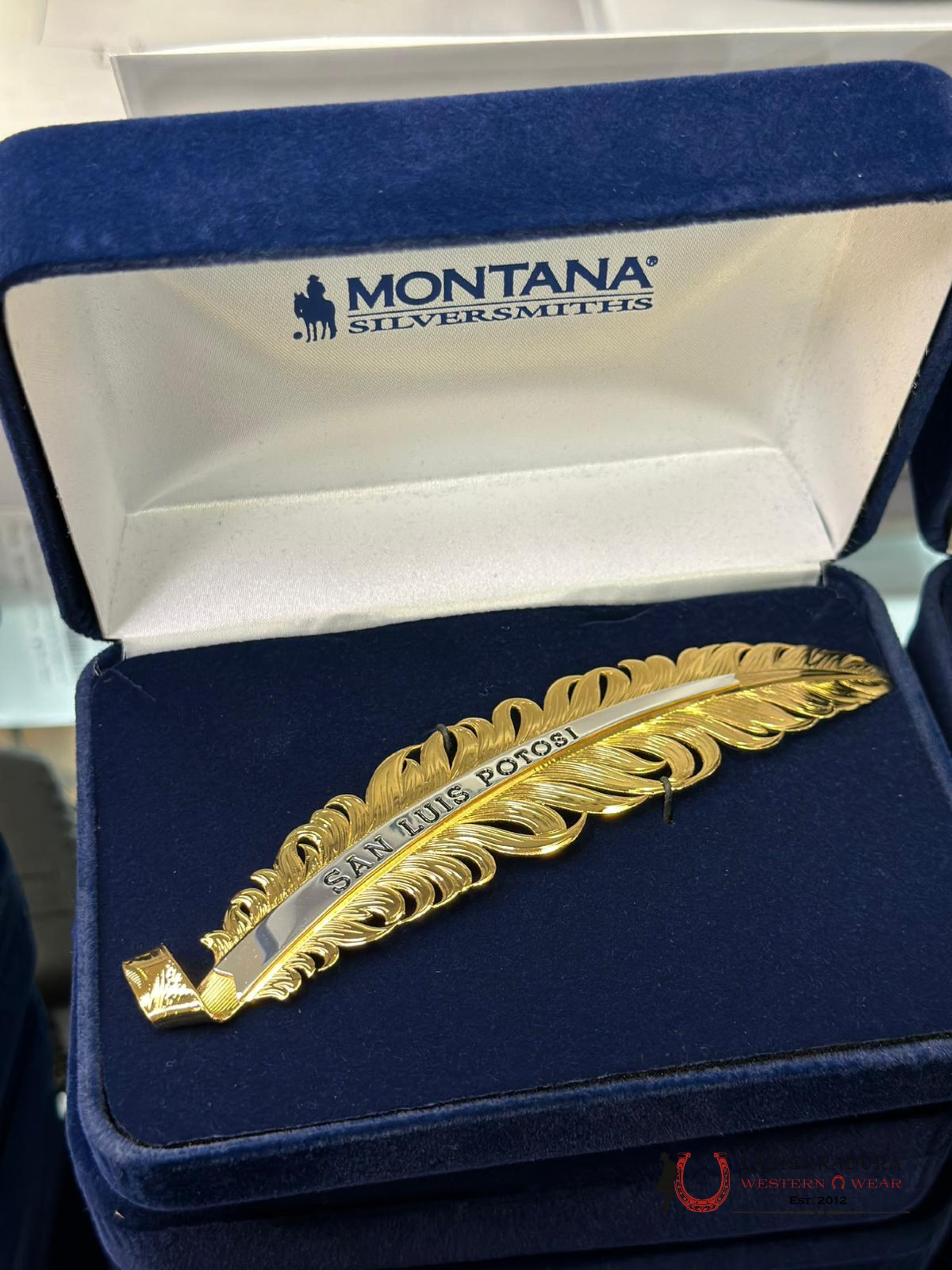 Montana Hat Feather Dorado San Luis Potosi Accesorios