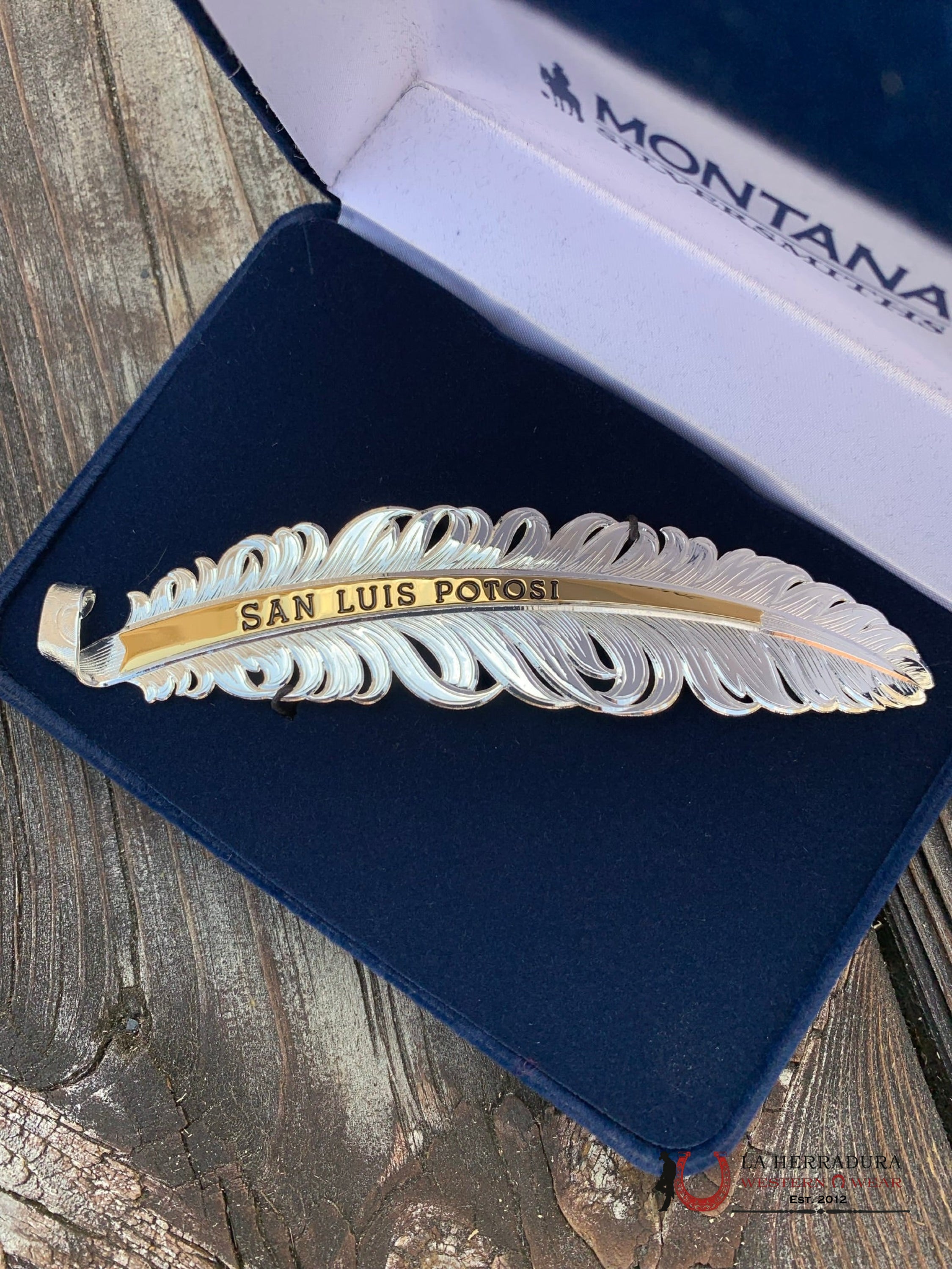 Montana Hat Feather Plata San Luis Potosi Accesorios