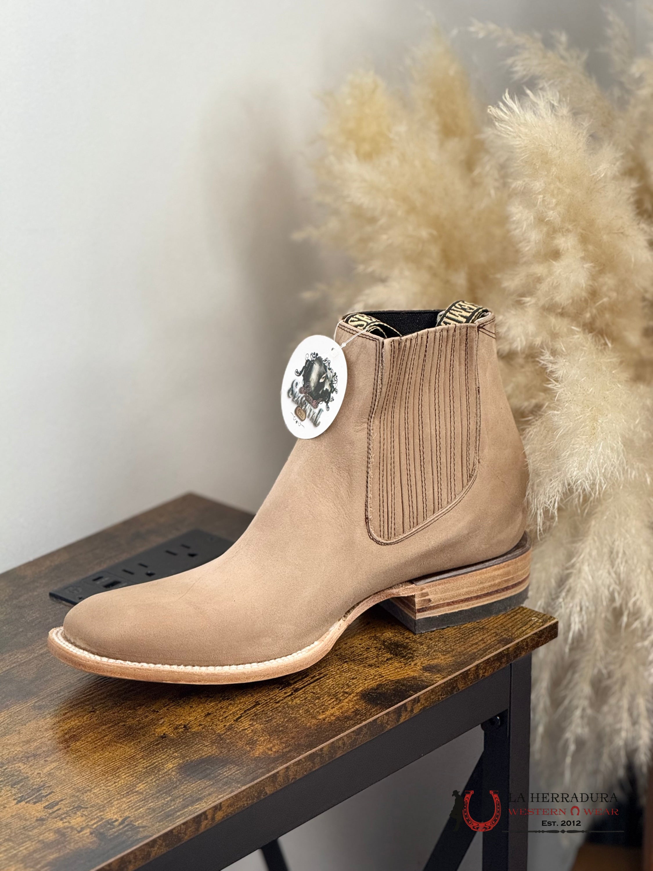 SEMENTAL SHORT BOOT RODEO NOBUCK NOGAL -RSBA100053 BOTAS HOMBRES