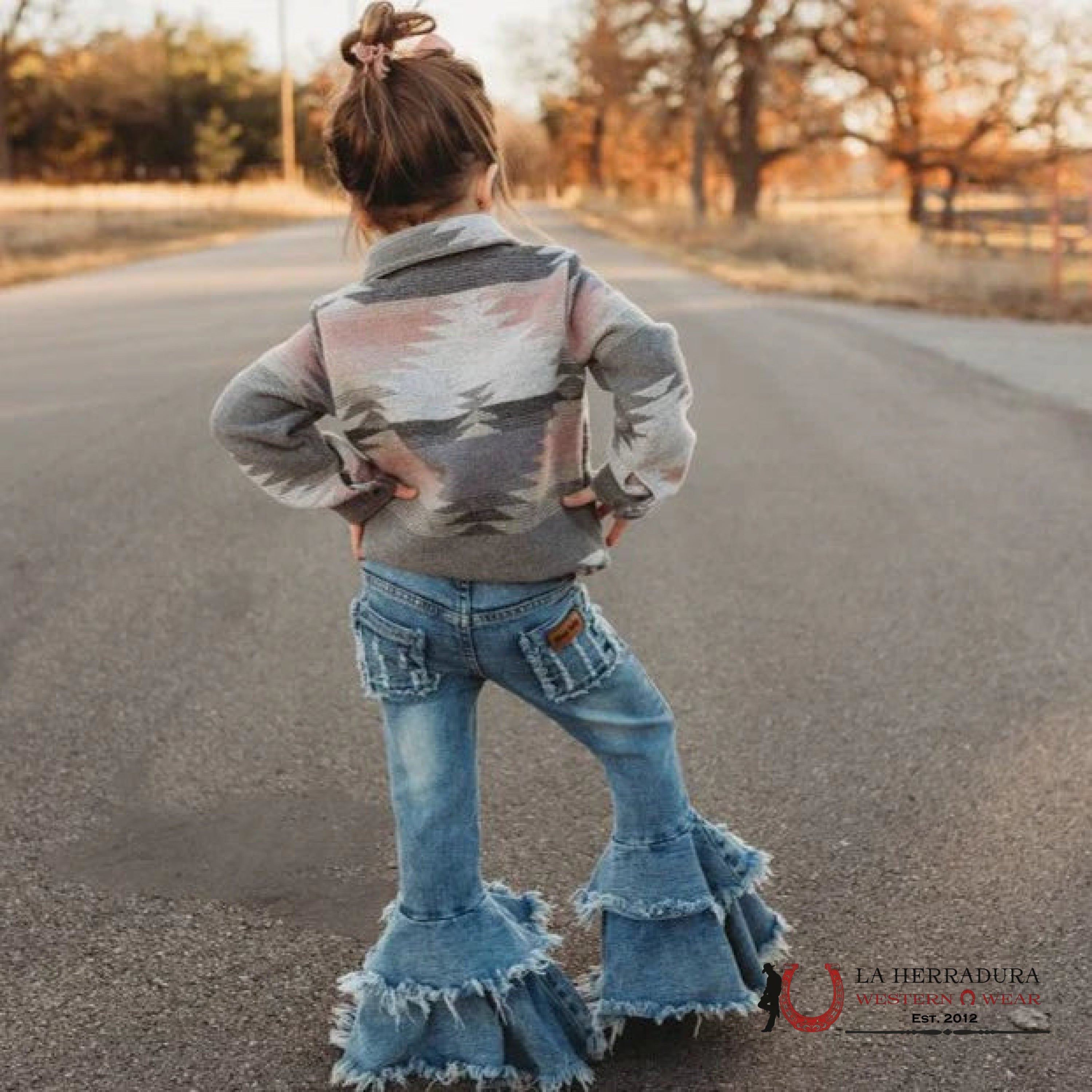 Shea Baby Girl’s Aztec Jacket Niños