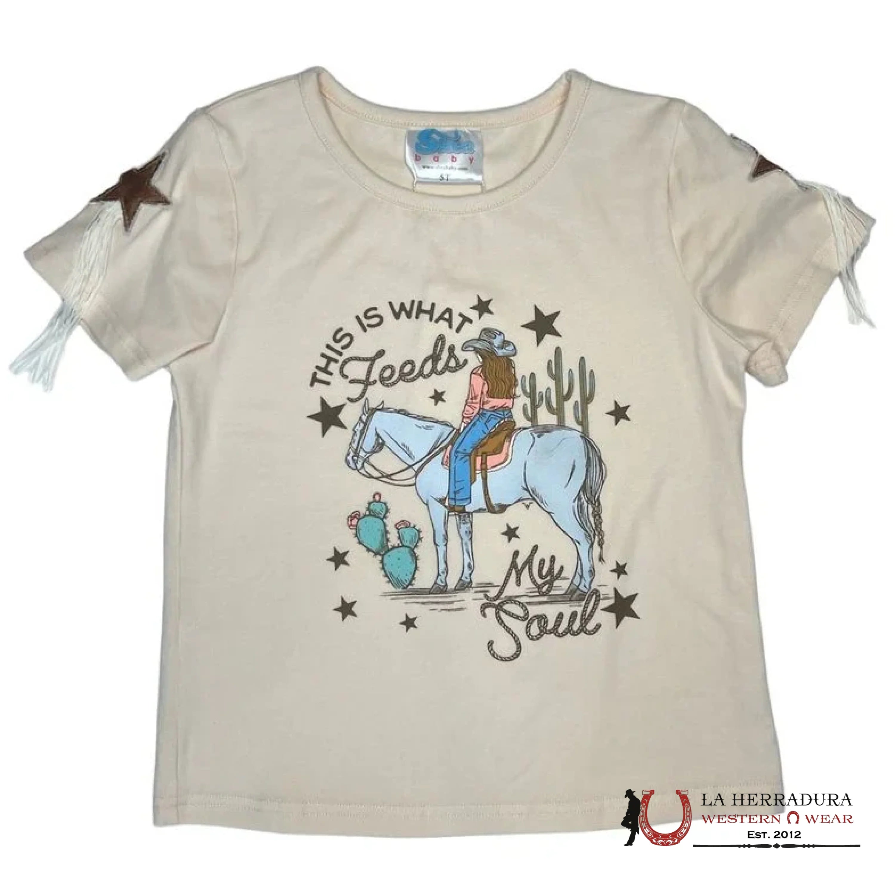 SHEA BABY Short Sleeve Beige SHIRT NIÑOS