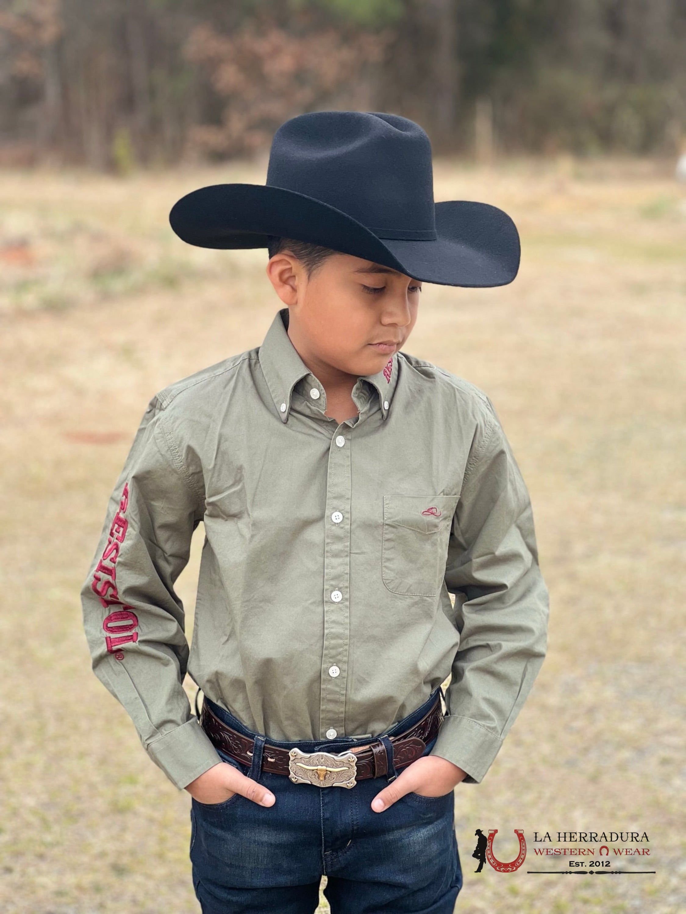 Shirts For Kisd Resistol Green Logo Niños