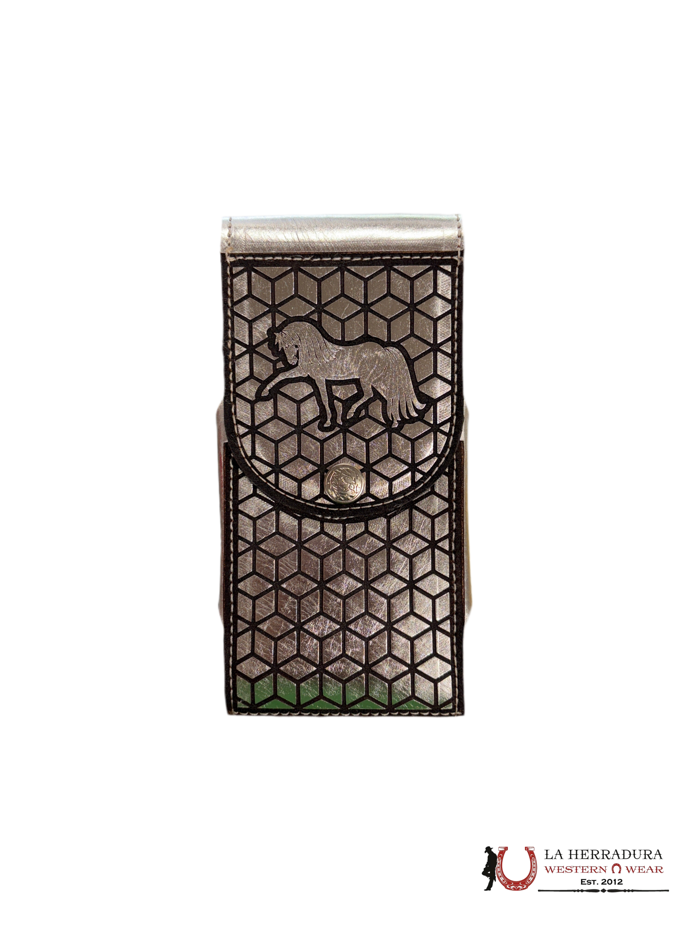 SILVER HORSE PHONE CASE