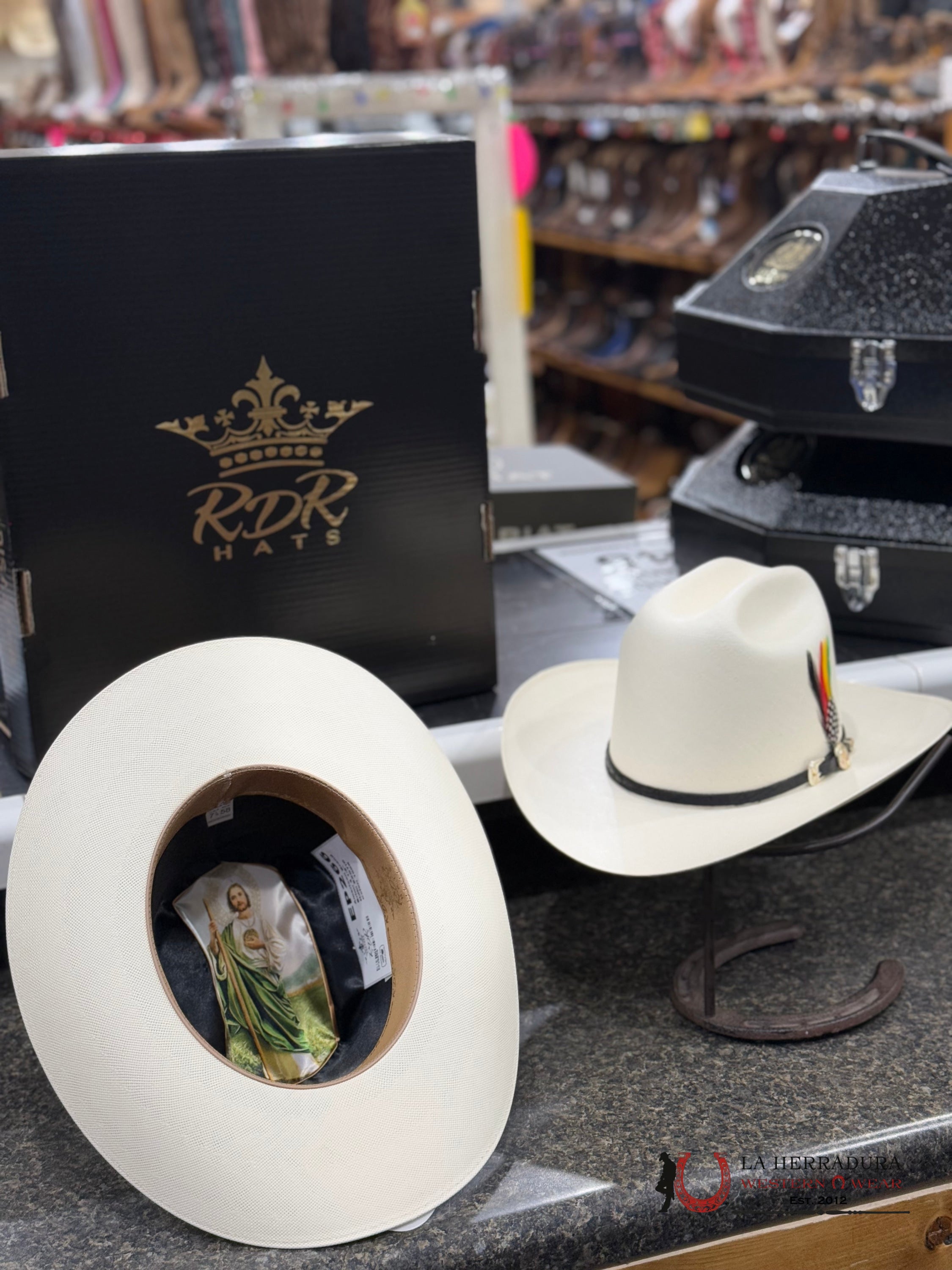 Sombrero San Judasrdr 100X Premium Copa Alta Natural 3 1/2 Sinaloa Tejana