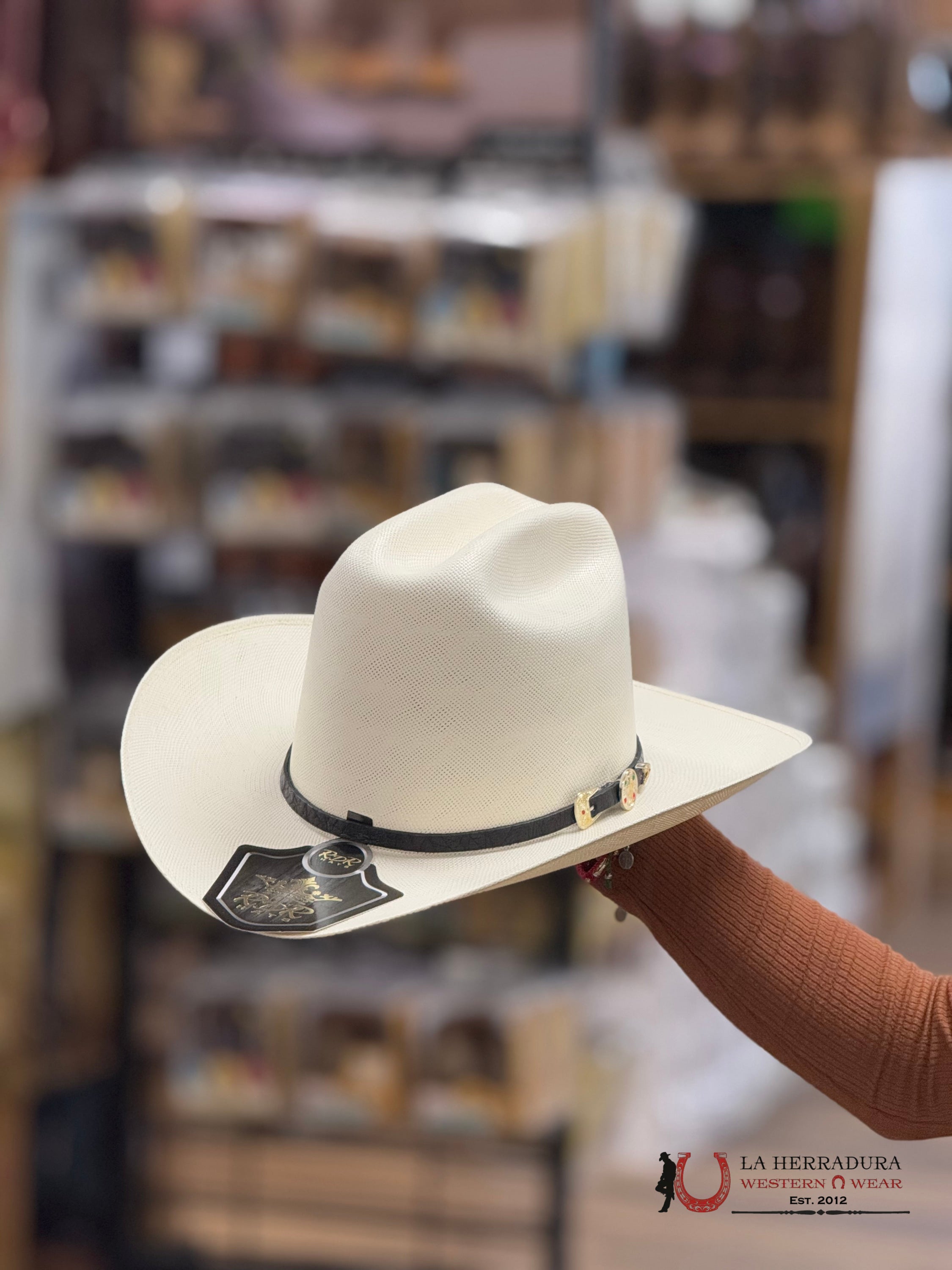 Sombrero San Judasrdr 100X Premium Copa Alta Natural 3 1/2 Sinaloa Tejana