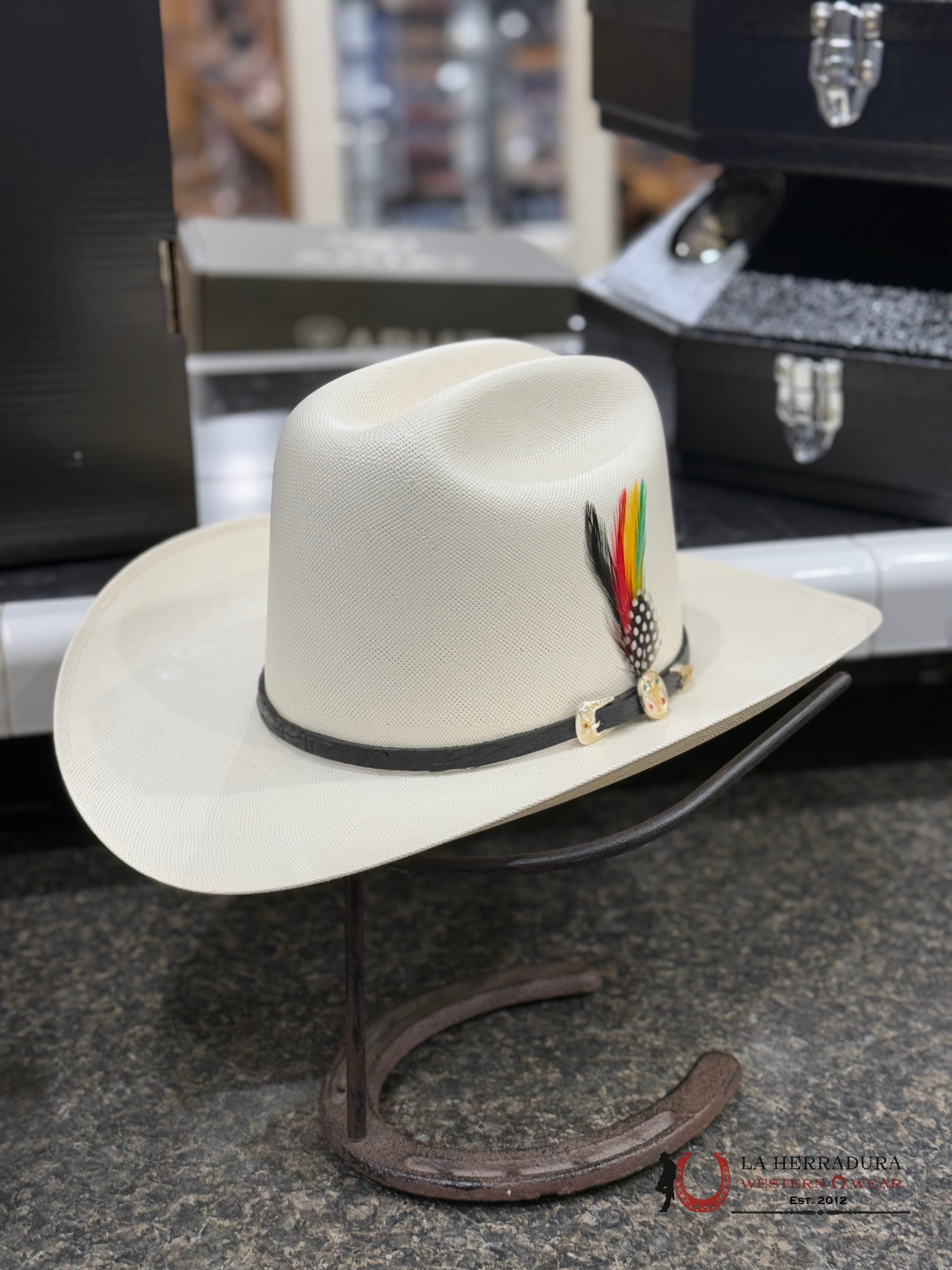 Sombrero San Judasrdr 100X Premium Copa Alta Natural 3 1/2 Sinaloa Tejana