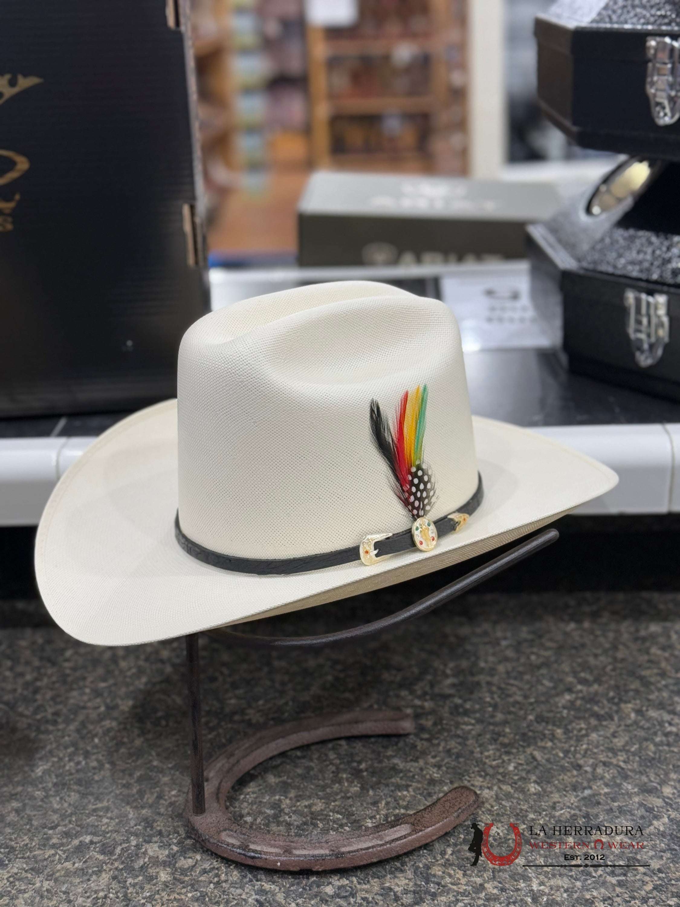 Sombrero San Judasrdr 100X Premium Copa Alta Natural 3 1/2 Sinaloa Tejana
