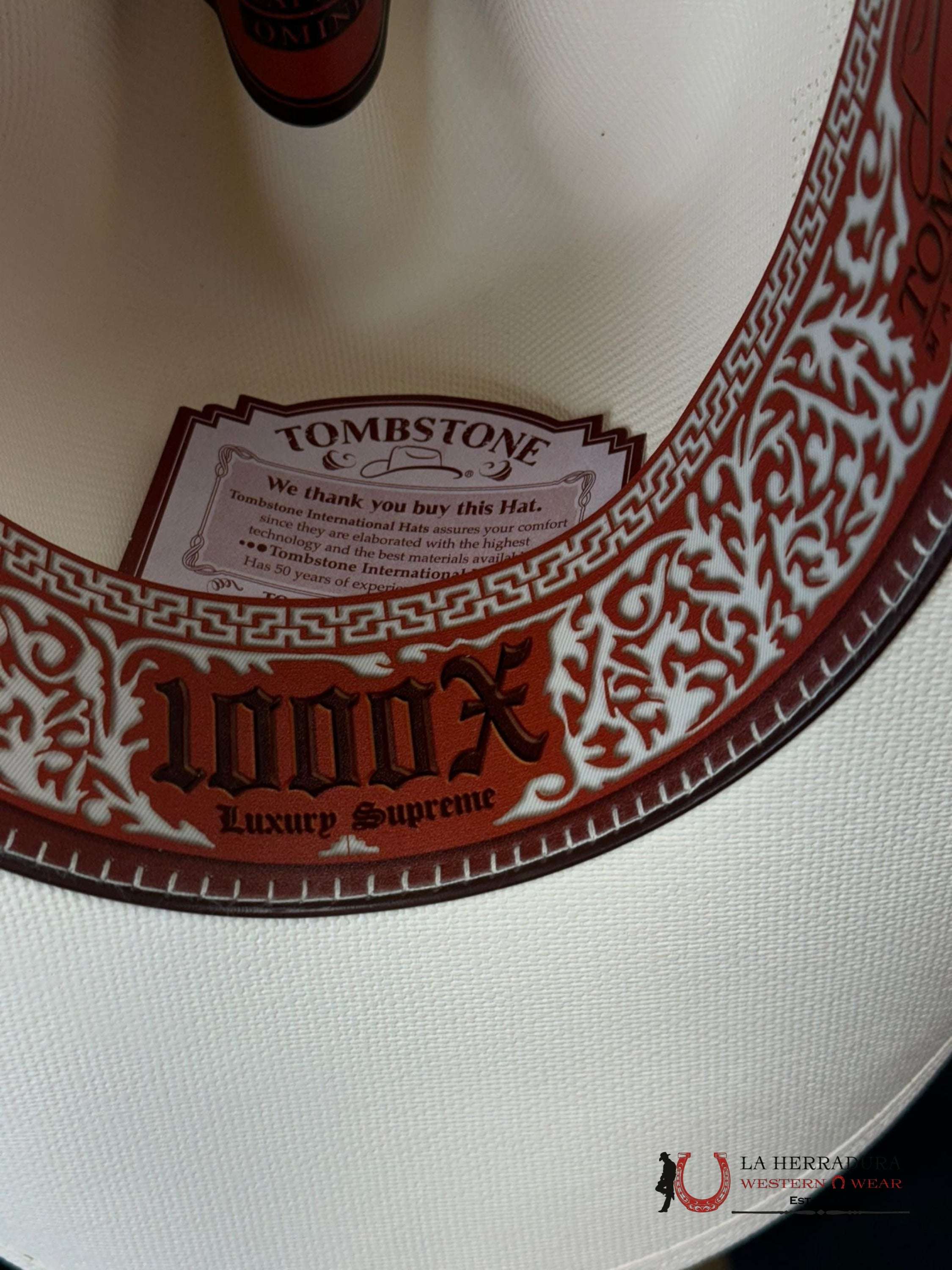 Sombrero Tombstone 1000X Johnson Natural Tejana