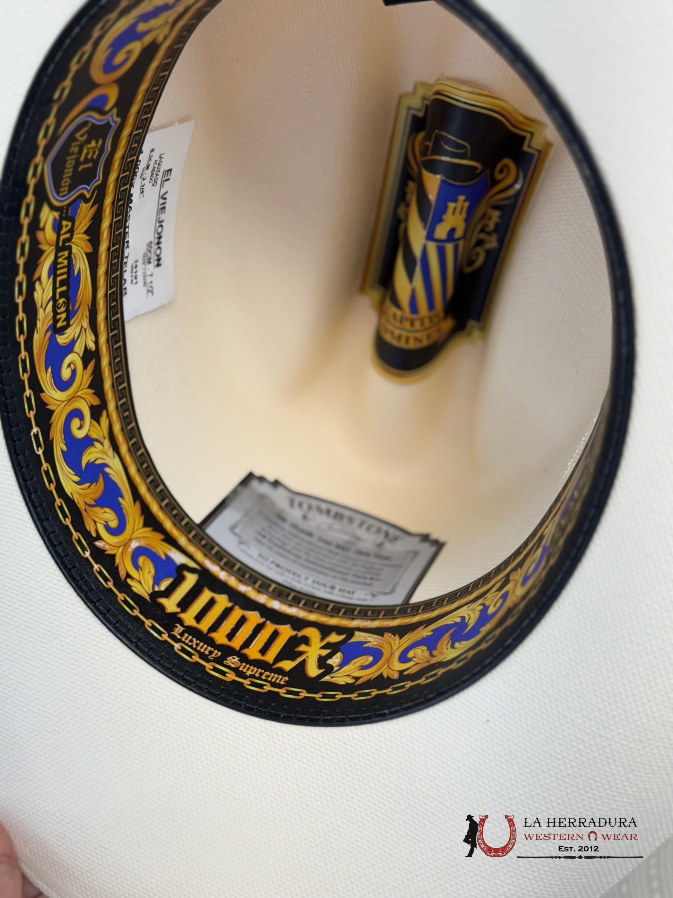 SOMBRERO TOMBSTONE 1000X MASTER TELAR EL VIEJON ALA 3 1/2 TEJANA