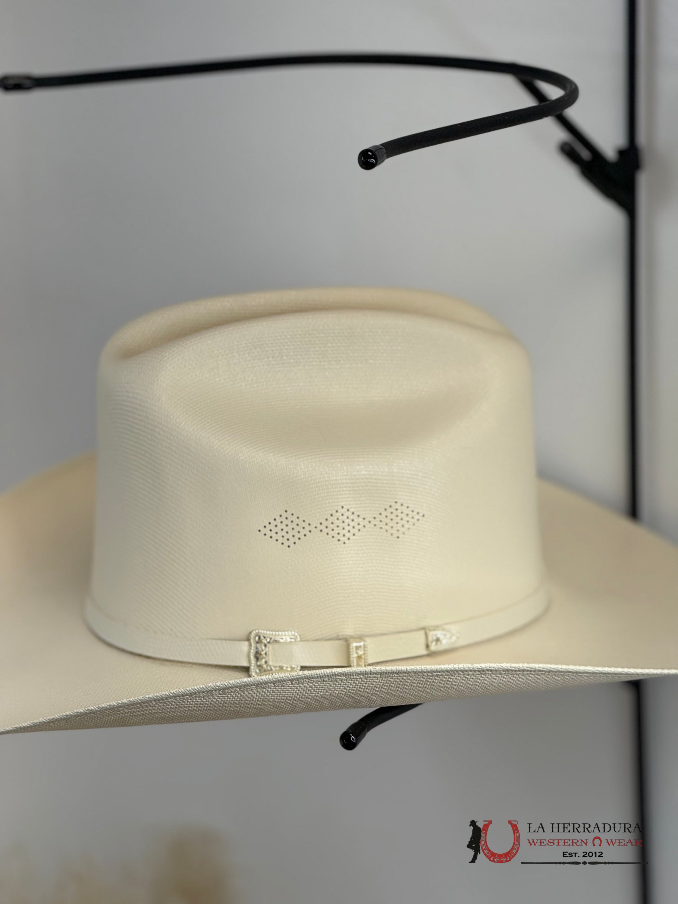 SOMBRERO TOMBSTONE 1000x MASTER TELAR JOHNSON TOQUILLA BLANCA TEJANA