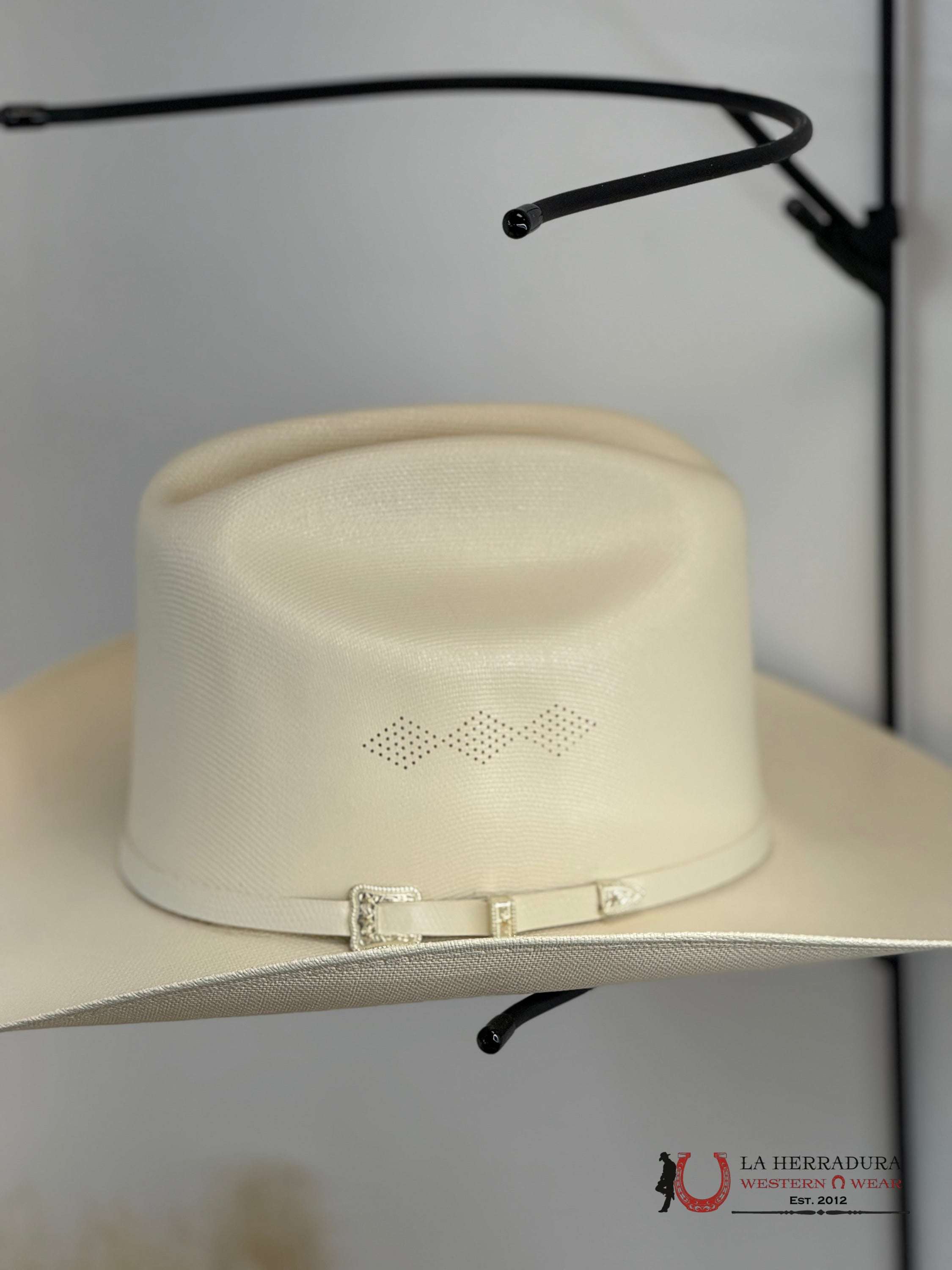 SOMBRERO TOMBSTONE 1000x MASTER TELAR JOHNSON TOQUILLA BLANCA TEJANA