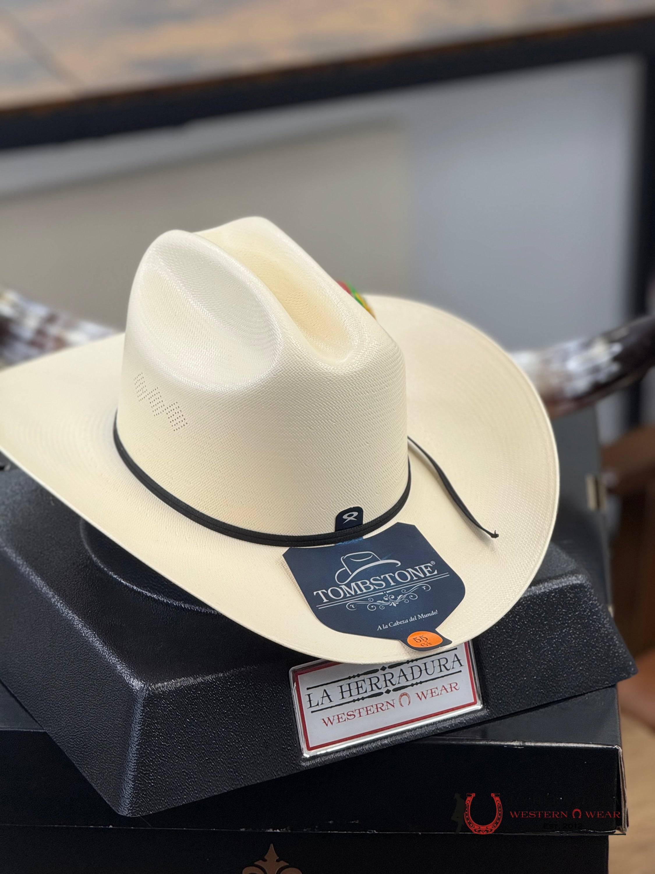 SOMBRERO TOMBSTONE 100x COPA CHICA CHAPARRAL REGULAR NATURAL 3 1/2 ALA TEJANA