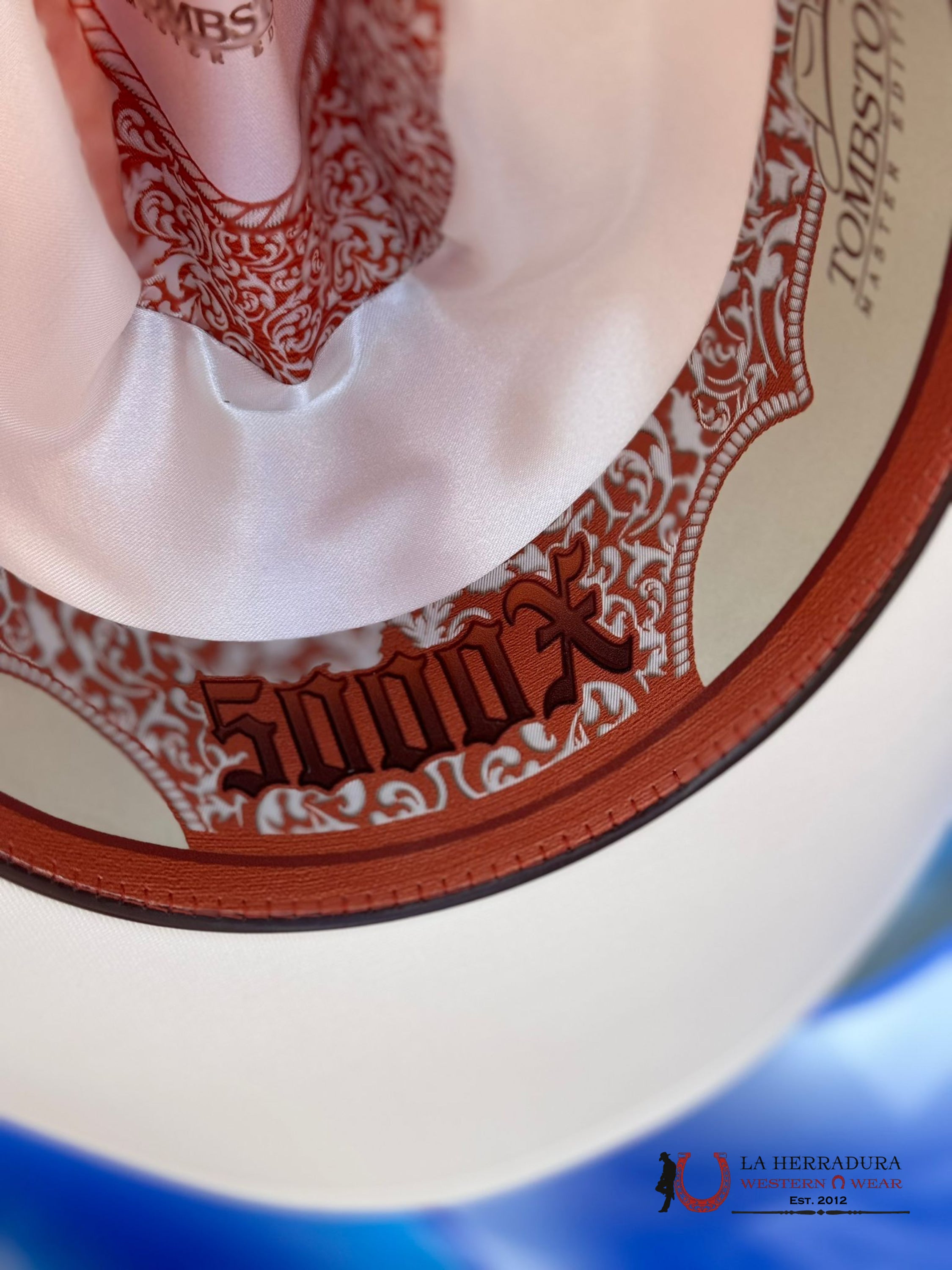 Sombrero Tombstone 5000X Copa Alta Johnson Regular Natural 3 1/2 Tejana