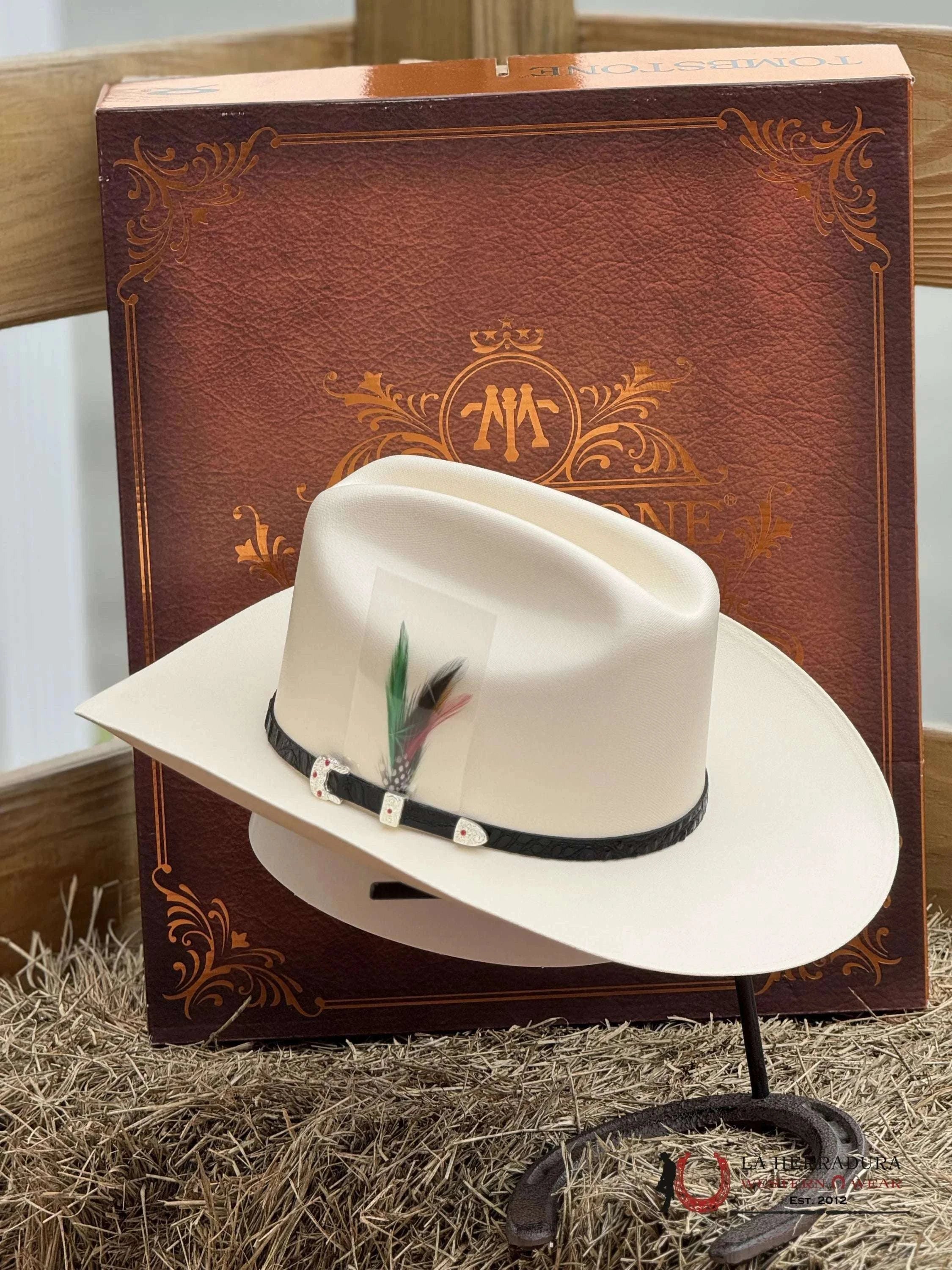 Sombrero Tombstone 5000X Copa Chica Chaparral Regular Natural 3 1/2 Ala Tejana