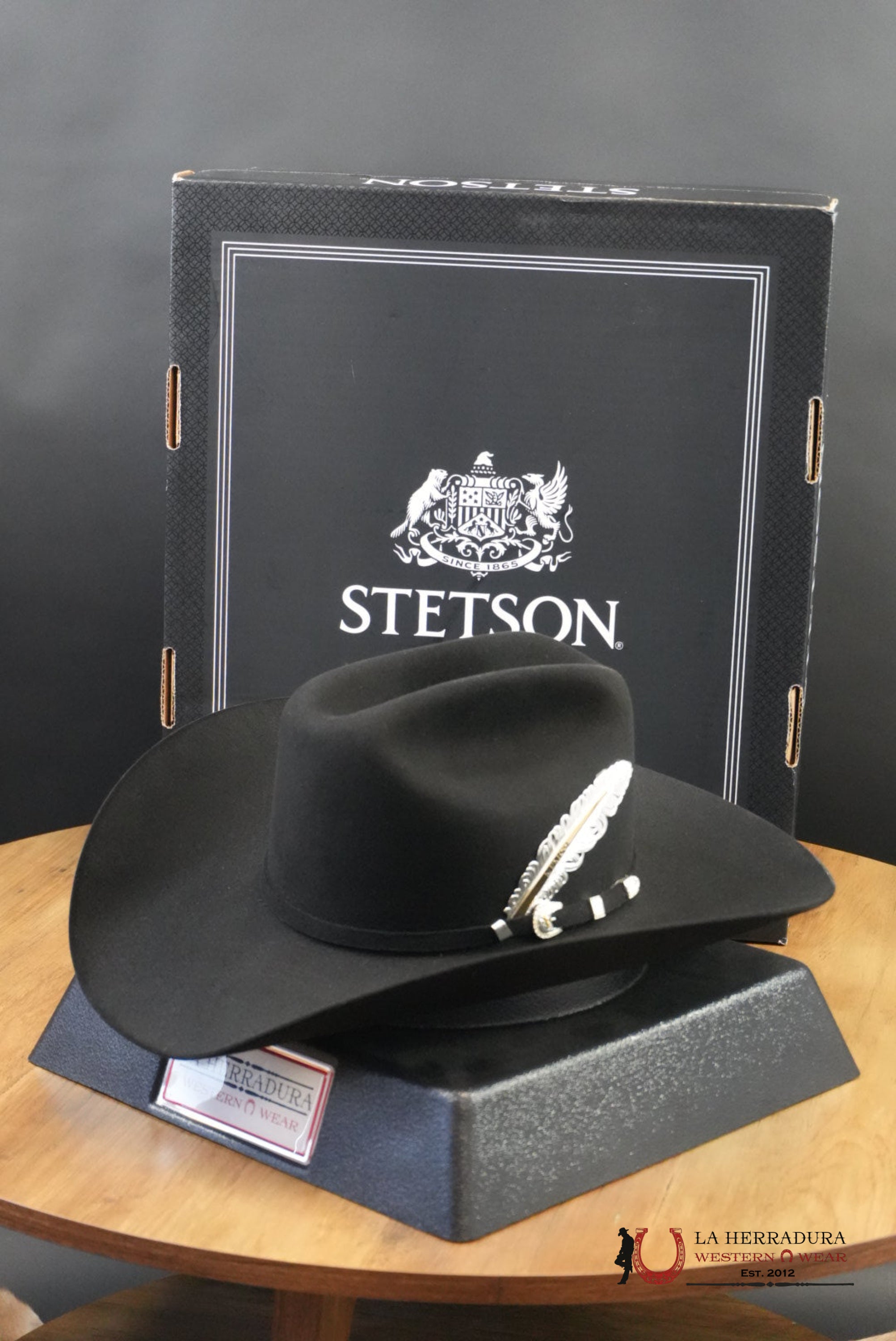 STETSON 10X SHASTA BLACK TEJANA
