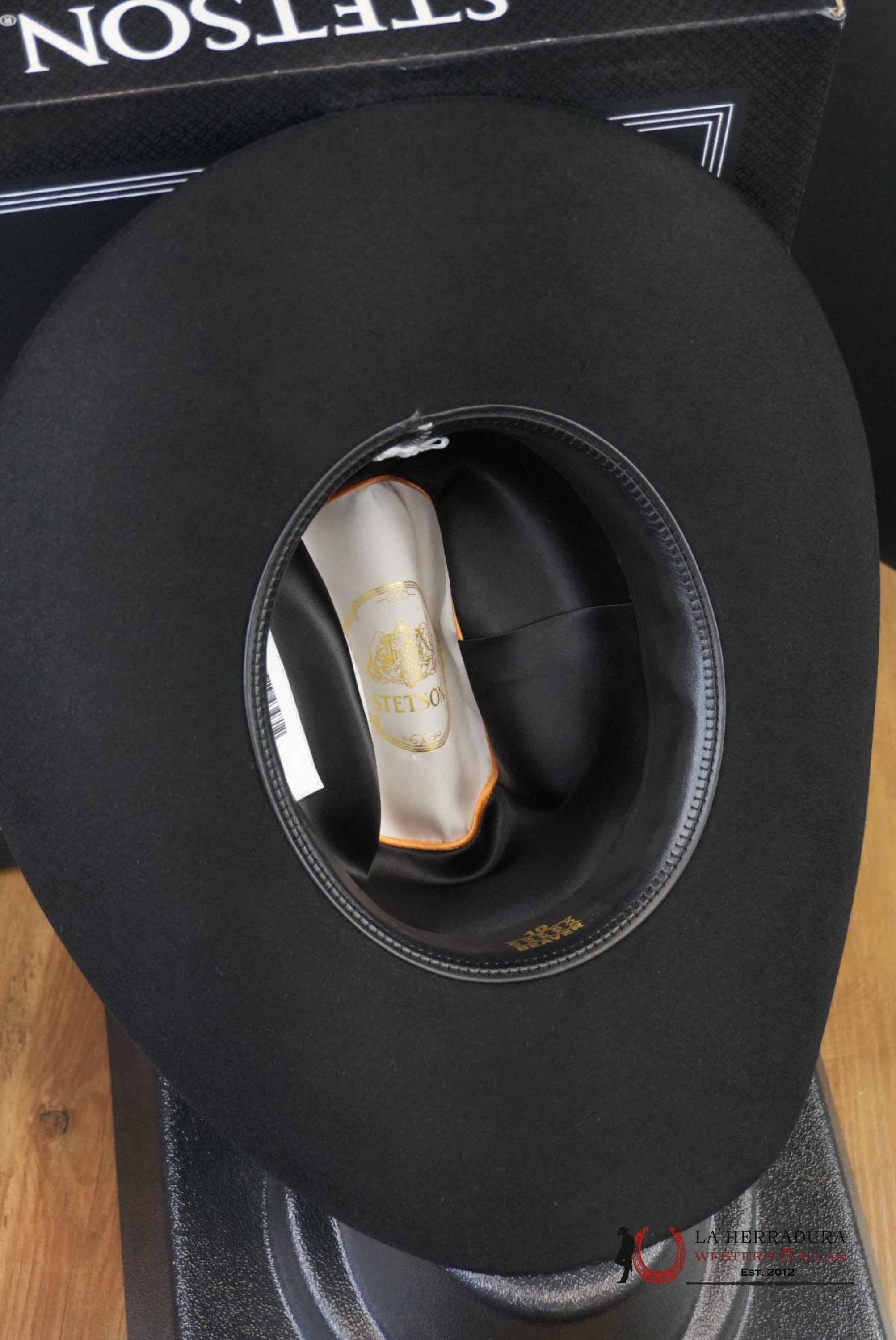 STETSON 10X SHASTA BLACK TEJANA