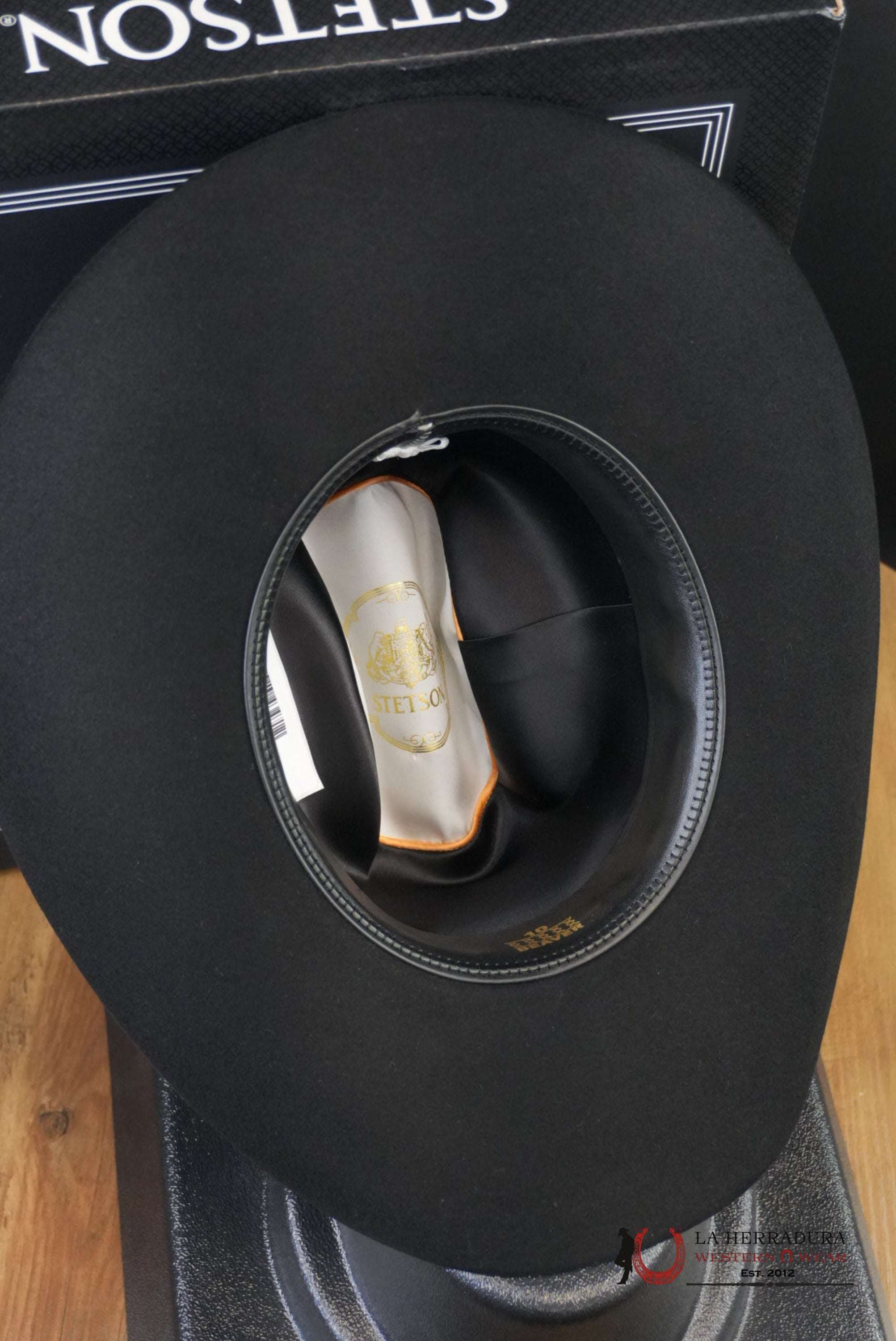 STETSON 10X SHASTA BLACK TEJANA