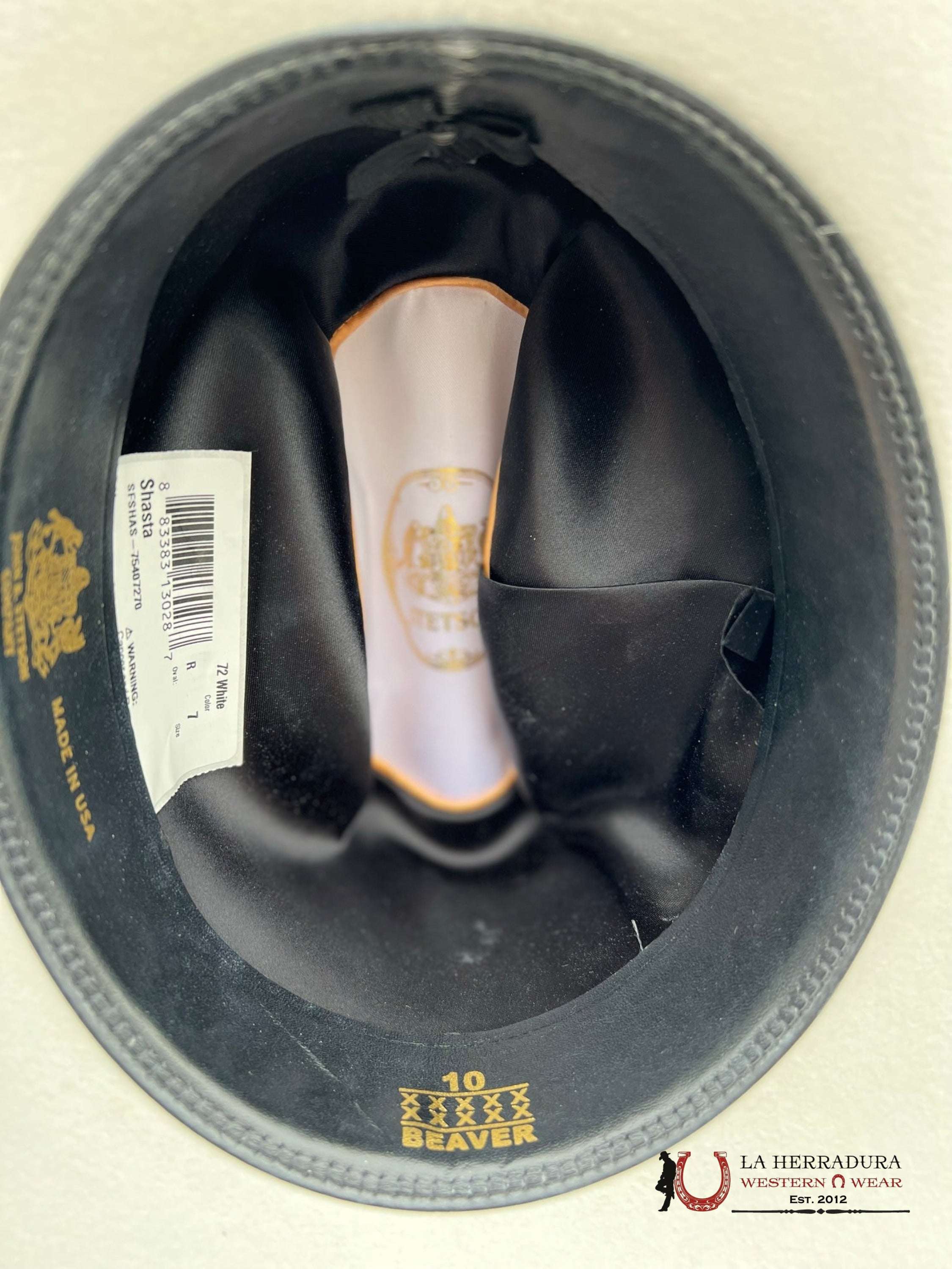 Stetson 10X Shasta Blanco Tejana