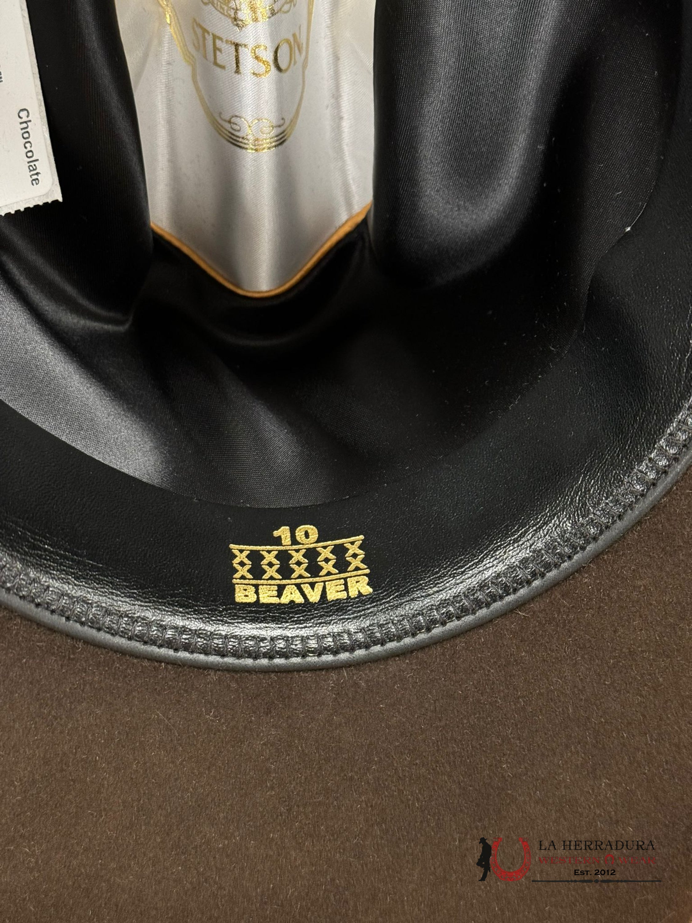 Stetson 10X Shasta Chocolate Tejana
