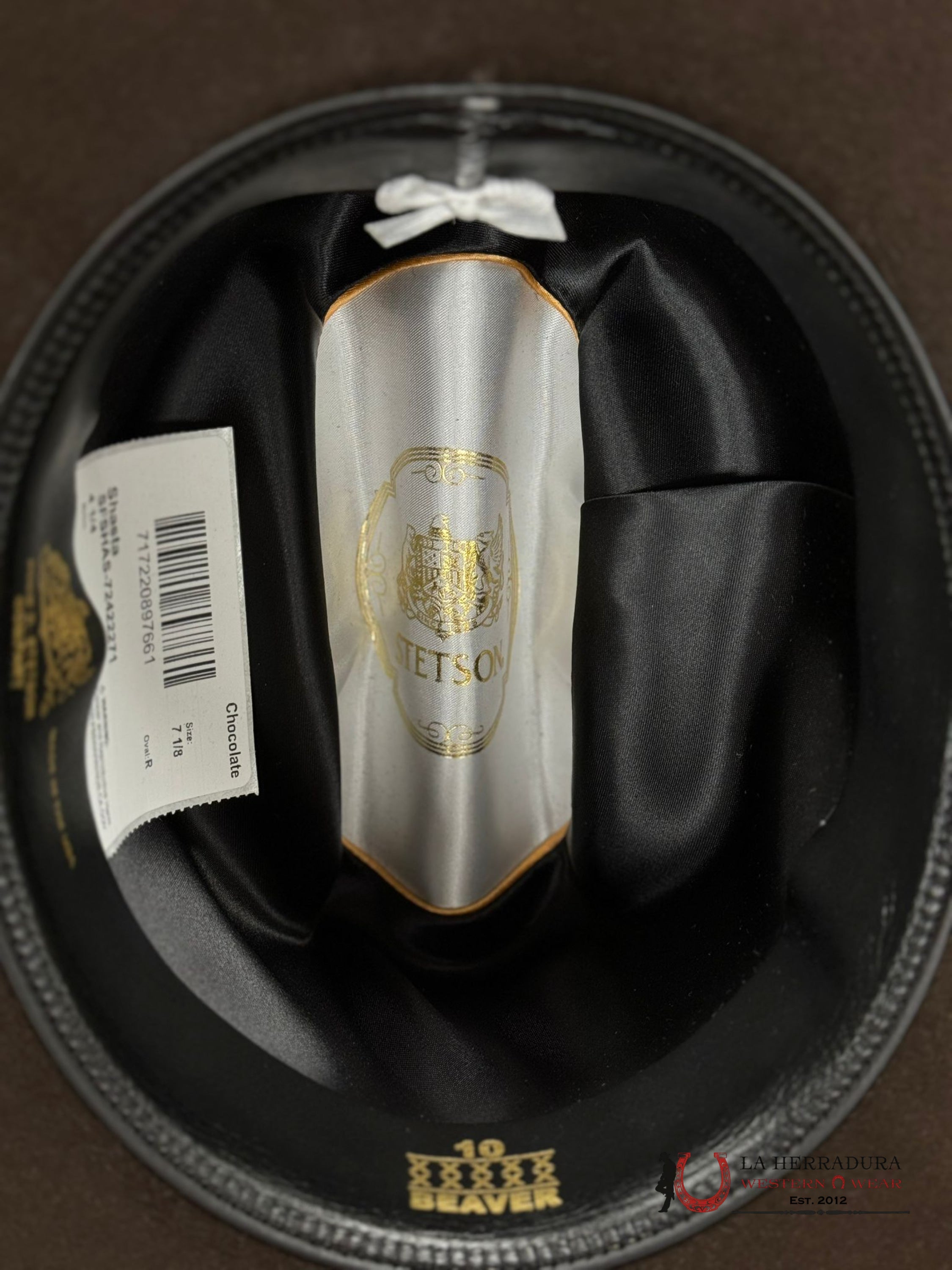 Stetson 10X Shasta Chocolate Tejana