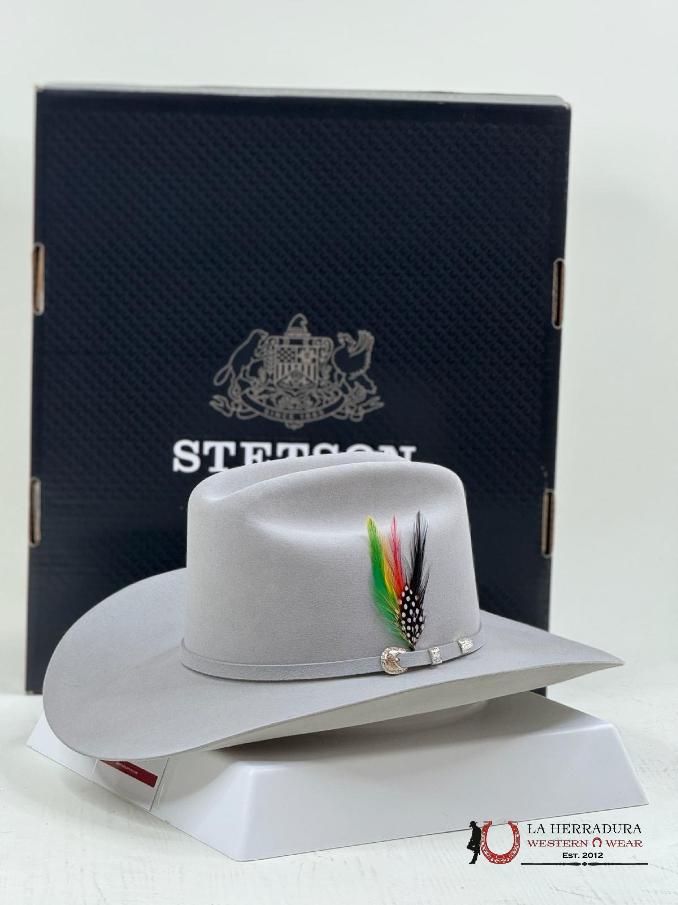 Stetson Cowboy Hat Shasta 10X Mist Grey Tejana