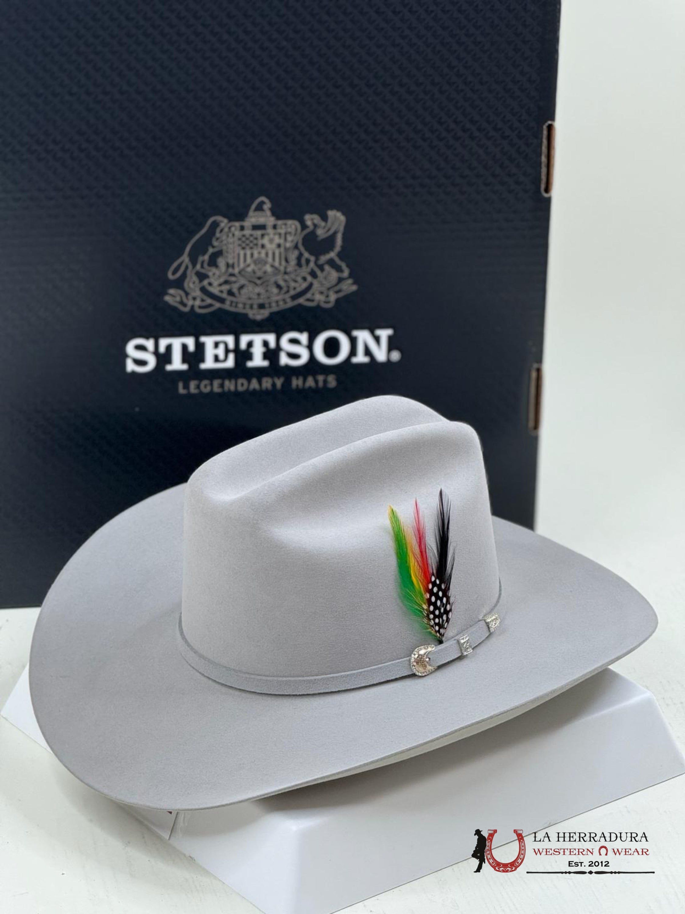 Stetson Cowboy Hat Shasta 10X Mist Grey Tejana
