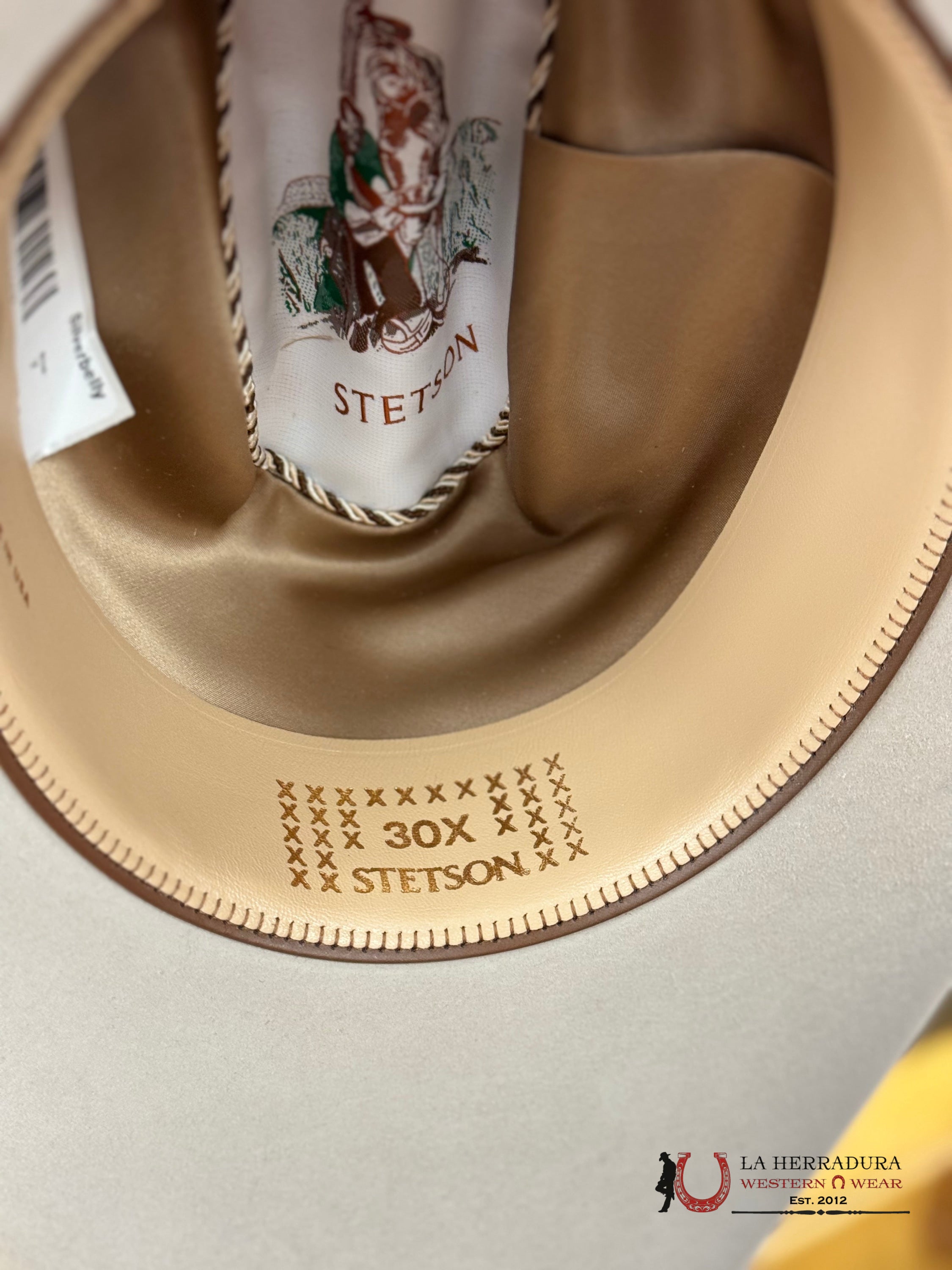 Stetson Cowboy Hat El Patron 30X Silver Belly Tejana