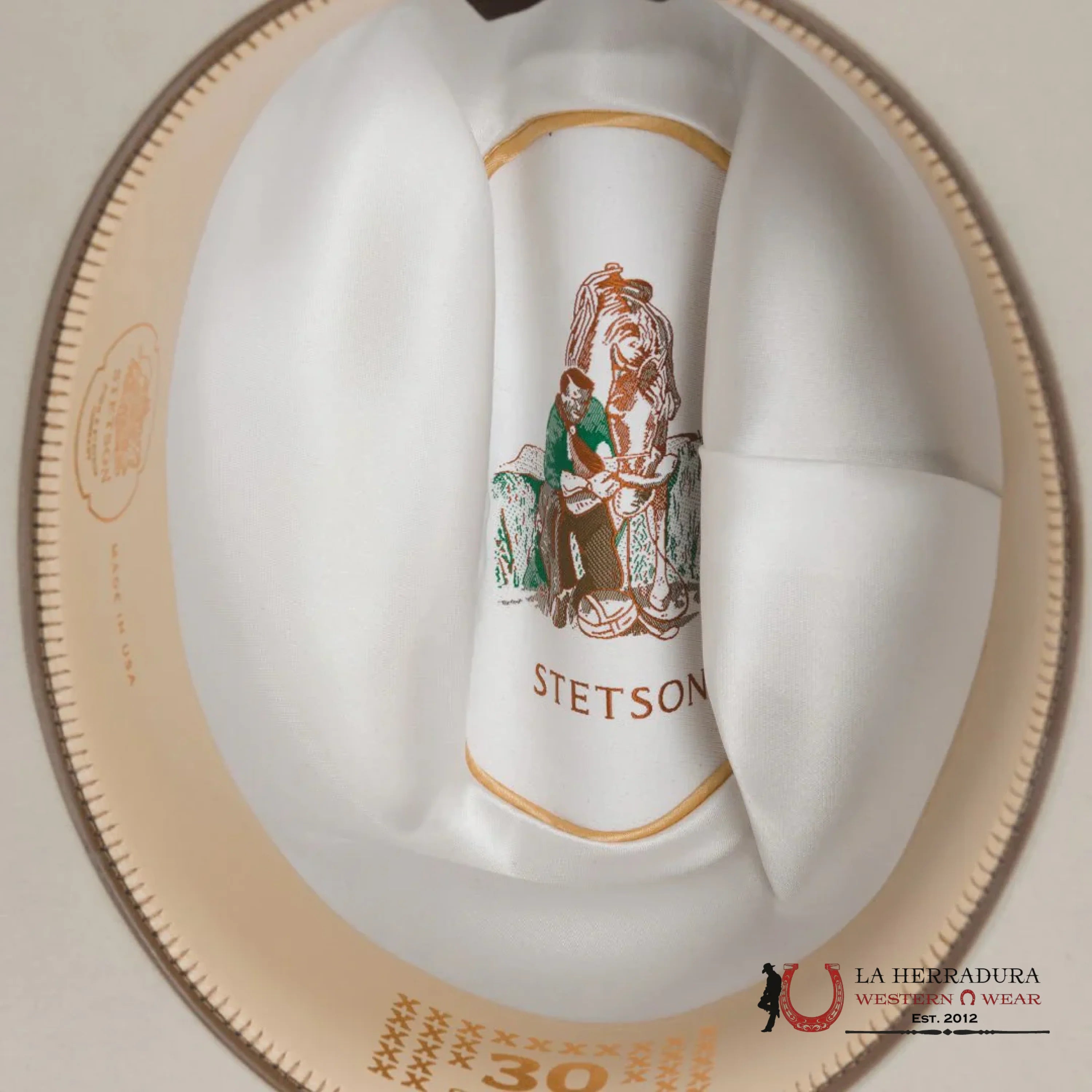 Stetson Cowboy Hat El Patron 30X White Tejana