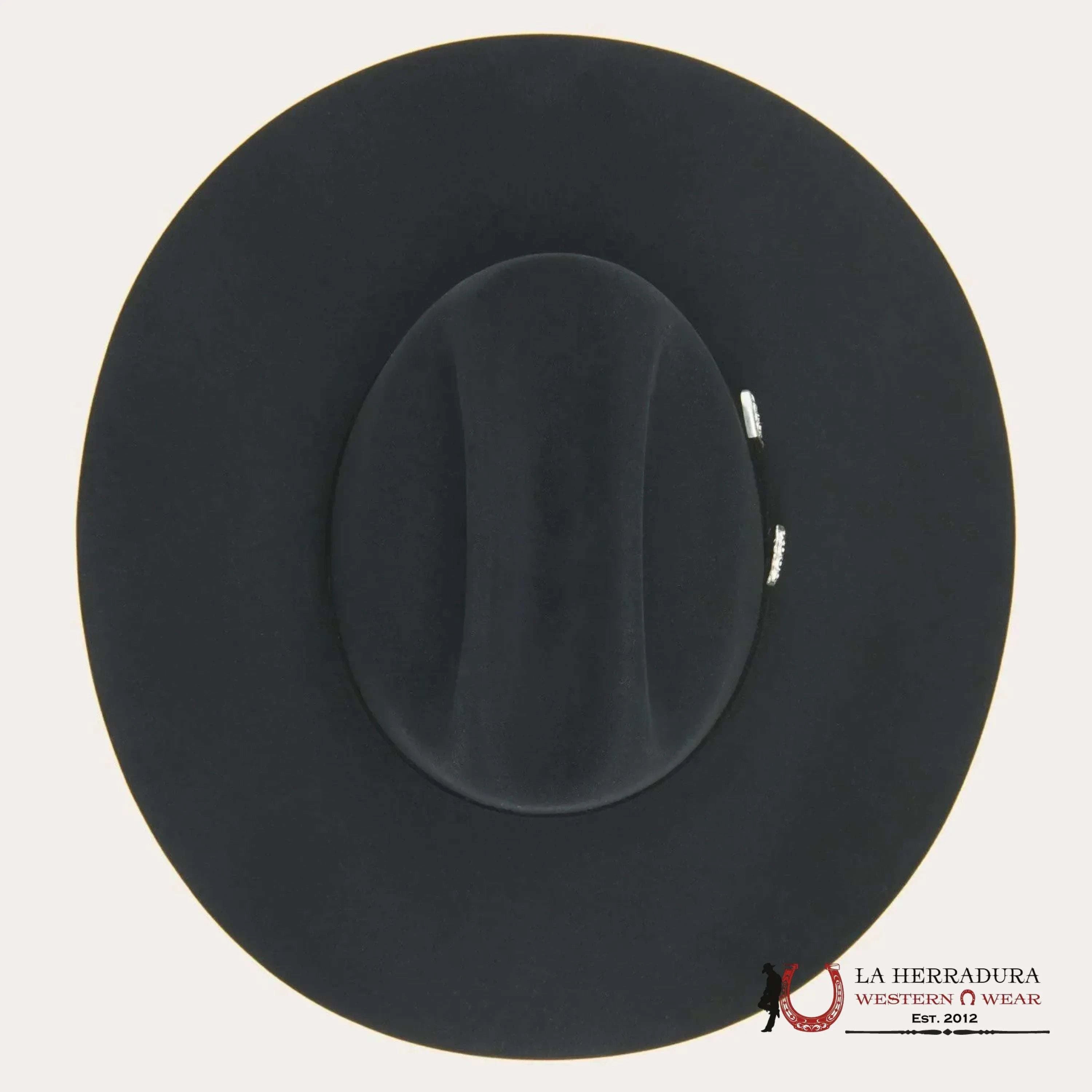 Stetson 500X Premier El Amo Felt Hat Black Tejana