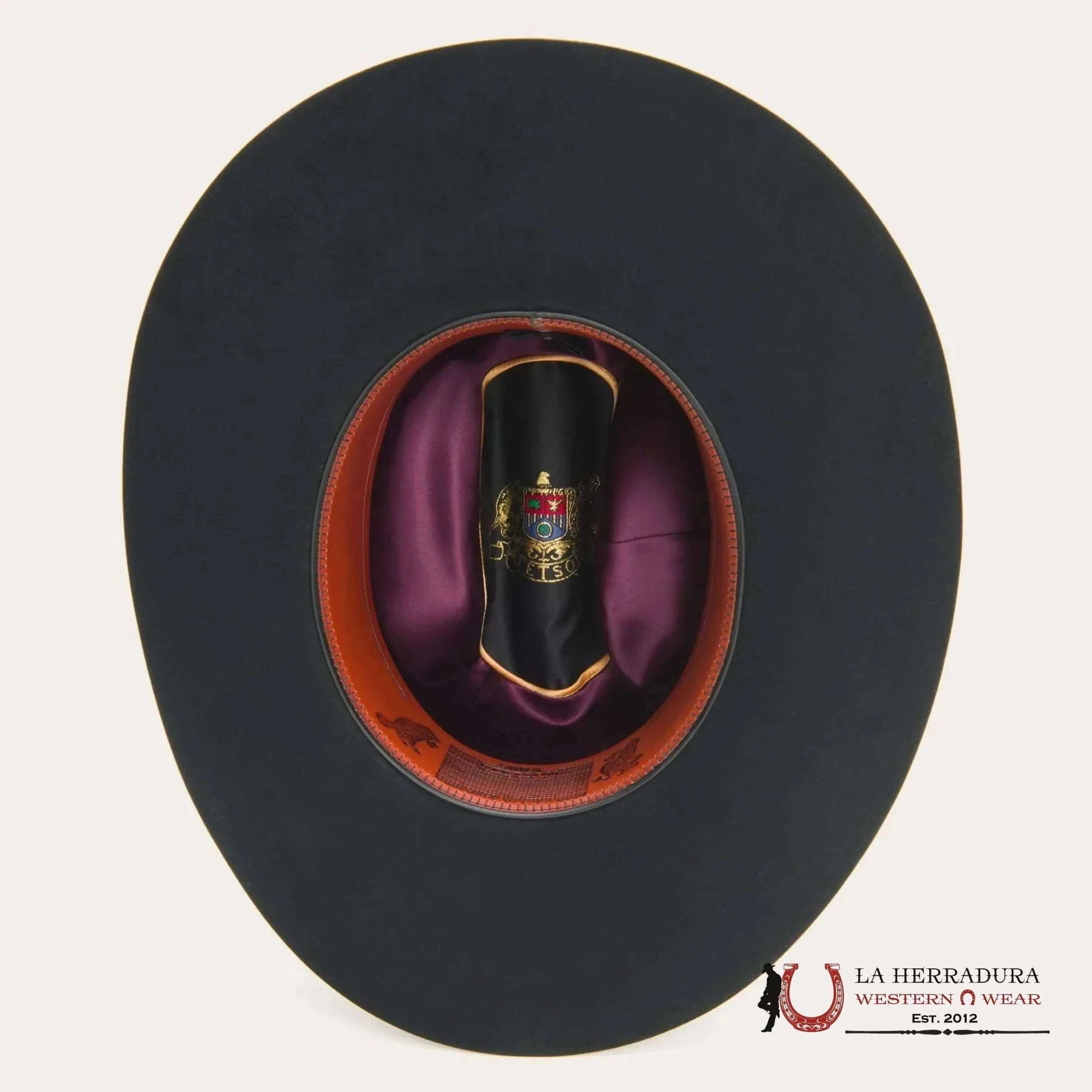 Stetson 500X Premier El Amo Felt Hat Black Tejana