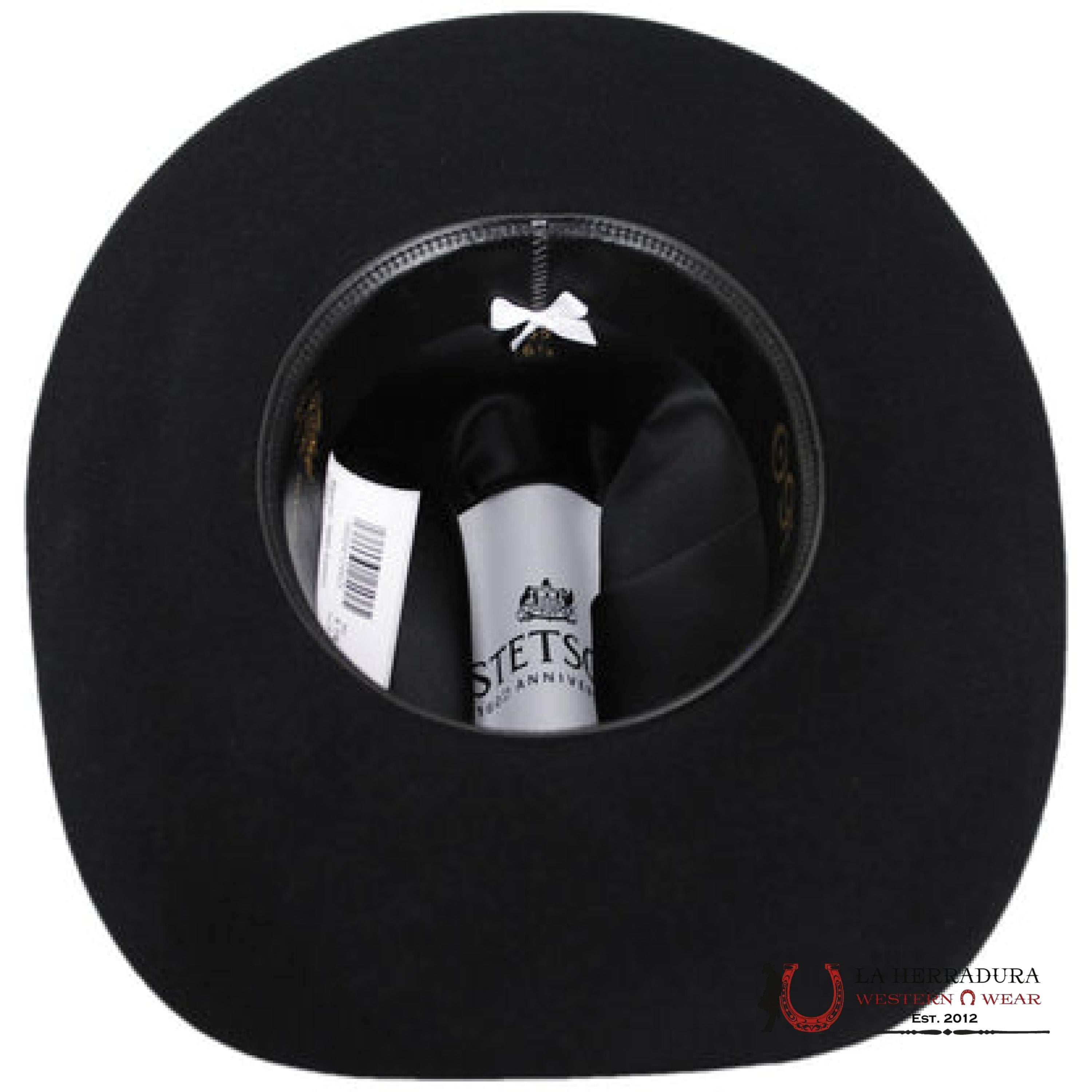 STETSON 6X BLACK COPA ALTA EDICION ESPECIAL 160 ANNIVERSARIO TEJANA