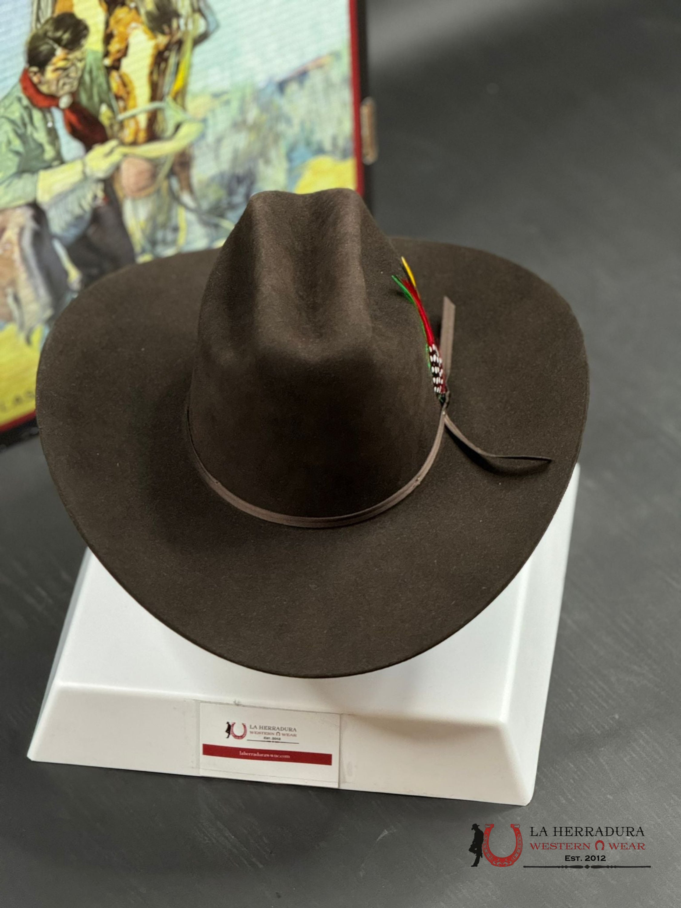 Stetson 6X Rancher Copa Alta Chocolate Tejana