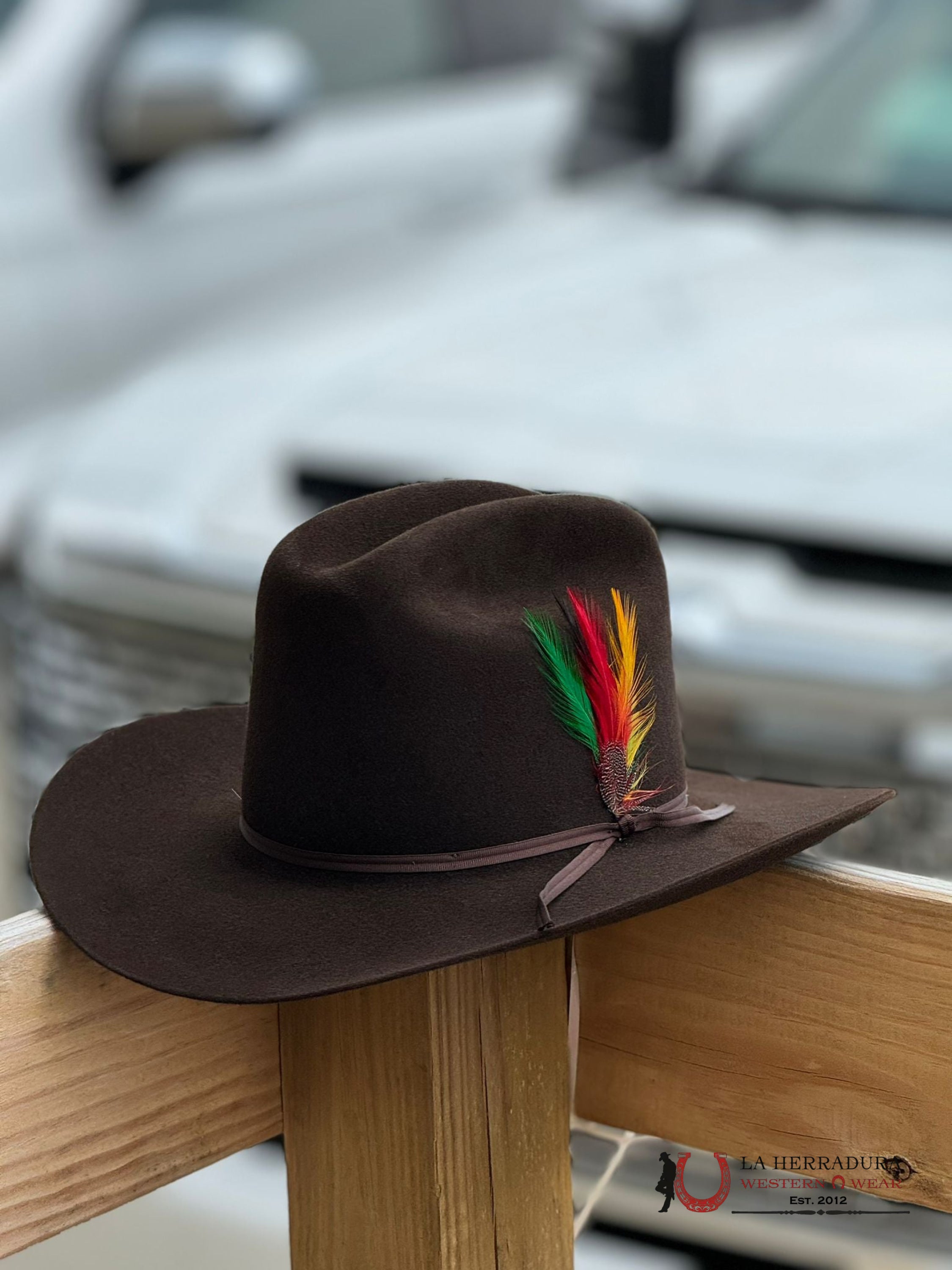 Stetson 6X Rancher Copa Alta Chocolate Tejana