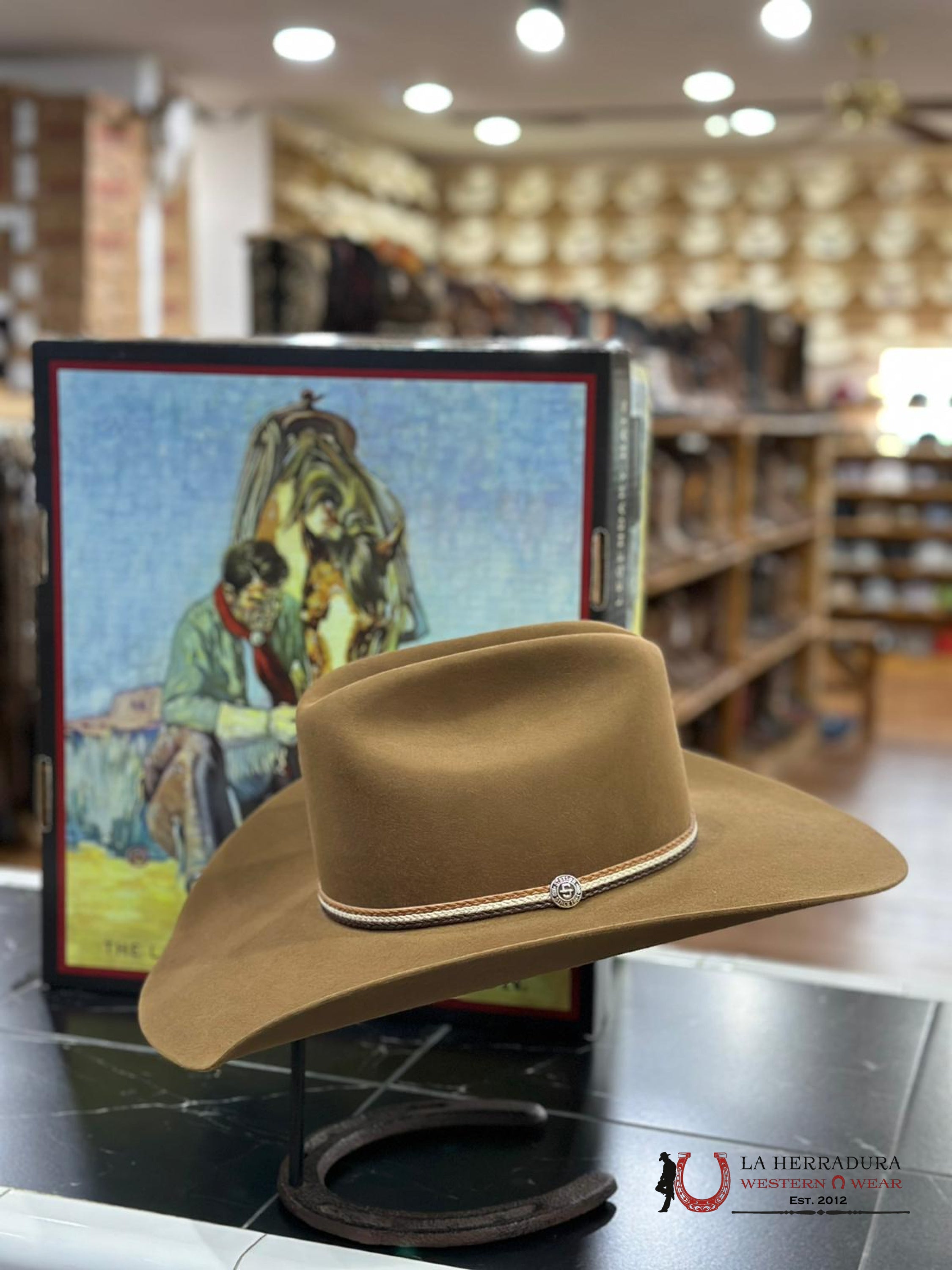 Stetson Hobbs 6X Chestnut Tejana