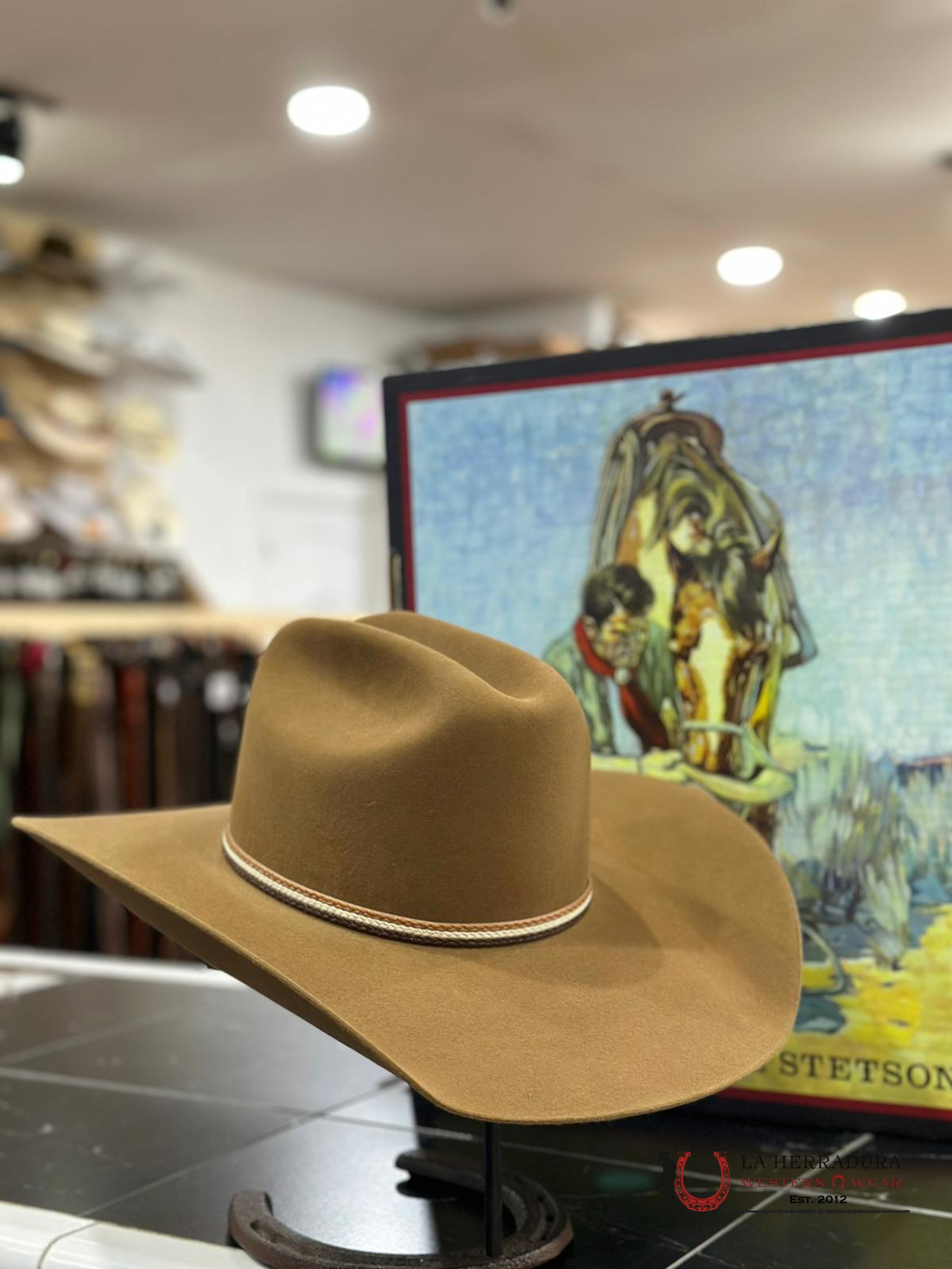 Stetson Hobbs 6X Chestnut Tejana