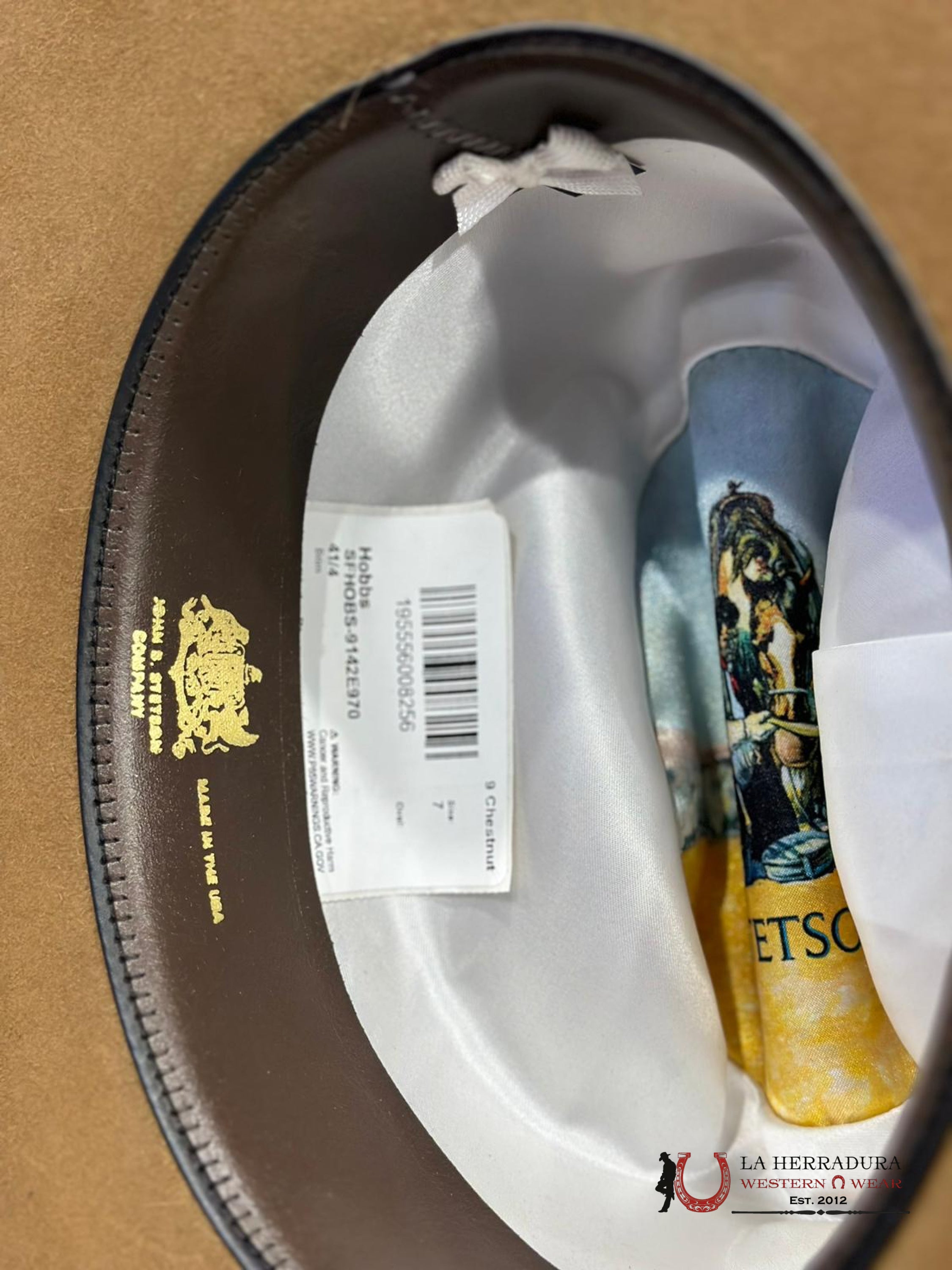 Stetson Hobbs 6X Chestnut Tejana