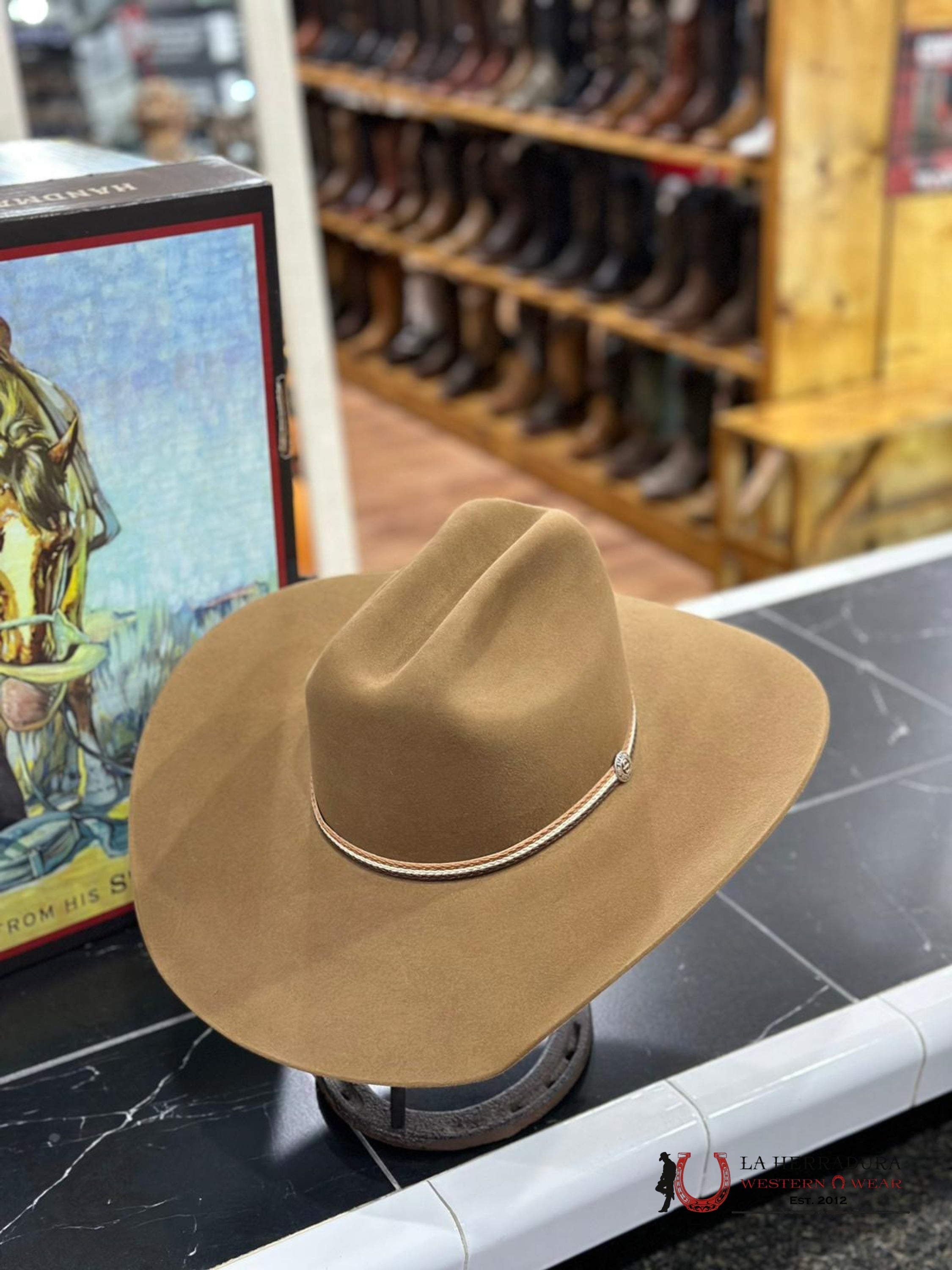 Stetson Hobbs 6X Chestnut Tejana